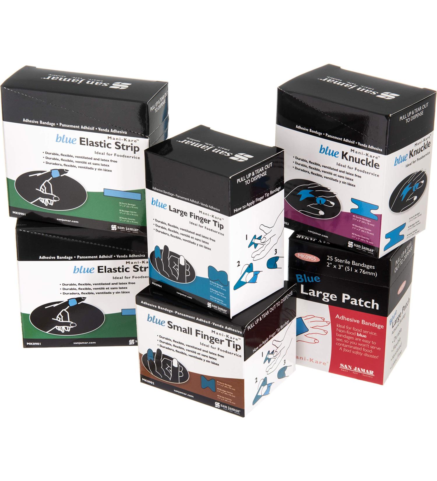 San Jamar Chef Revival MK0906 Mani-Kare Bandages Kit - Essential Healthcare Supplies for Chefs & Food Safety | International Shipping Available - Buy Online on GoSupps.com