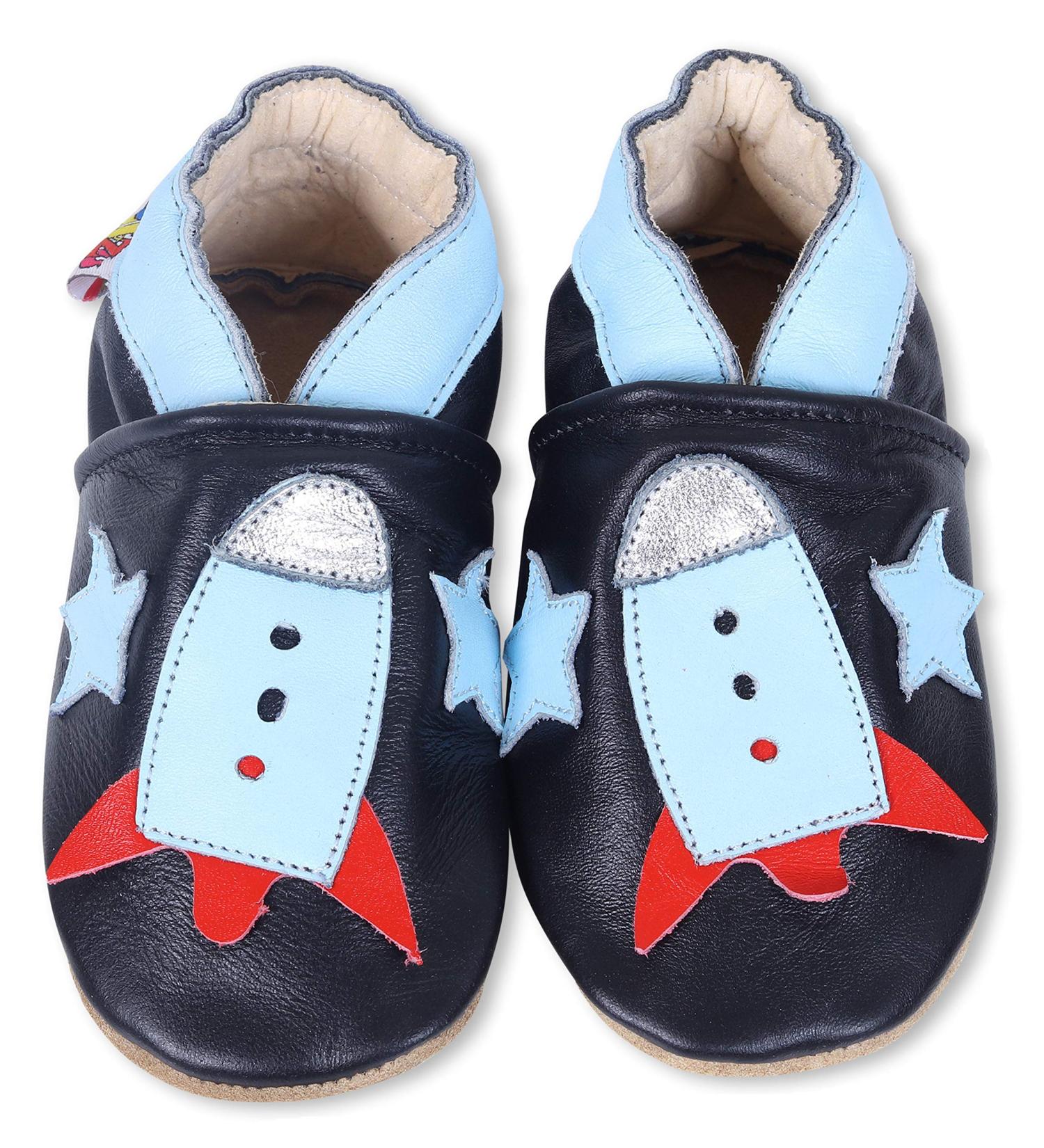 SHADOW DANCE UK Baby Boy & Girl Soft Sole Winter Booties | New Born Leather Toddler Shoes 0-6 Months (Size 18) - Buy Online on GoSupps.com