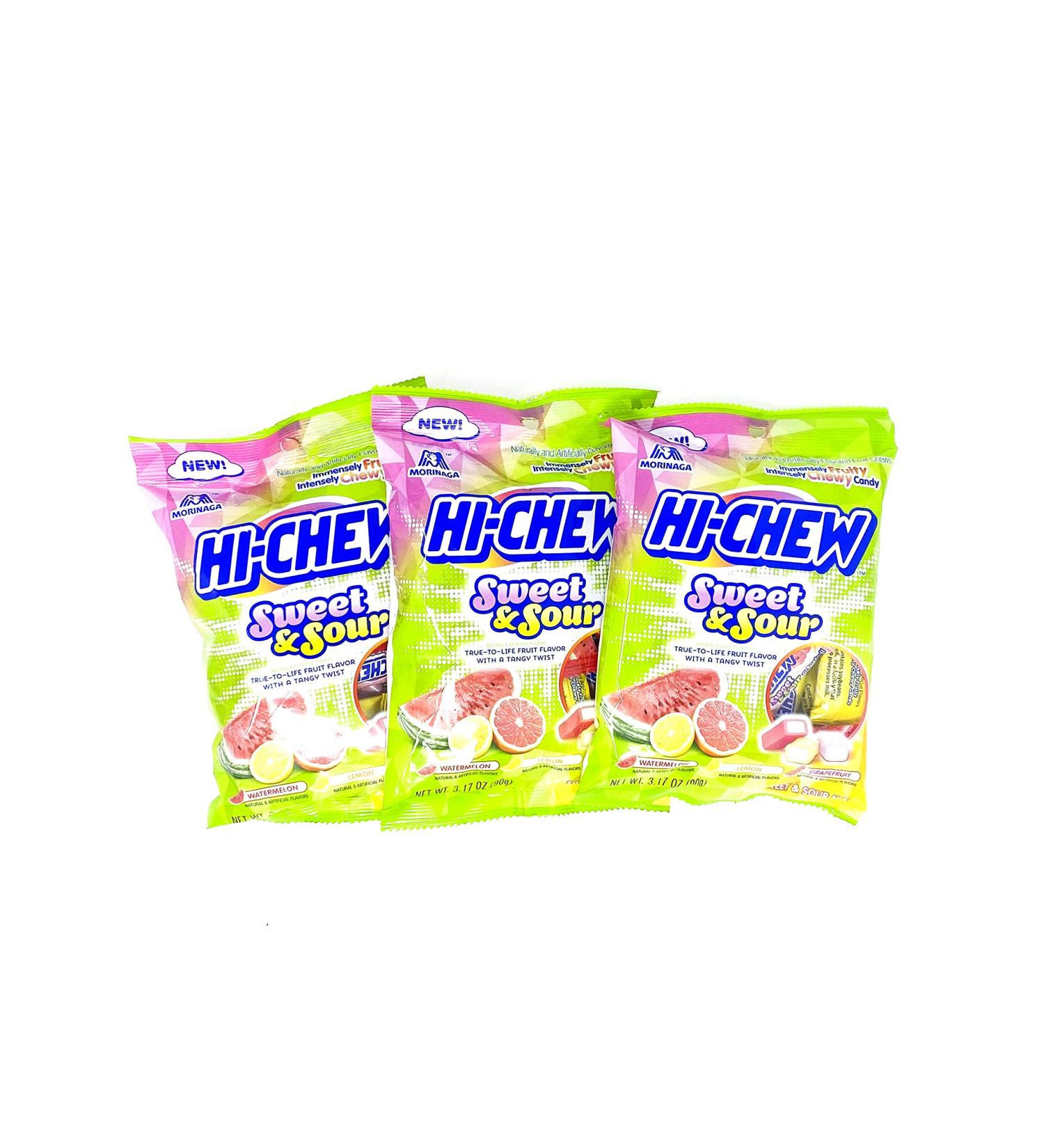 Morinaga Hi Chew Peg Bag Sweet & Sour Mix 90g (Pack of 3) - Buy Online on GoSupps.com
