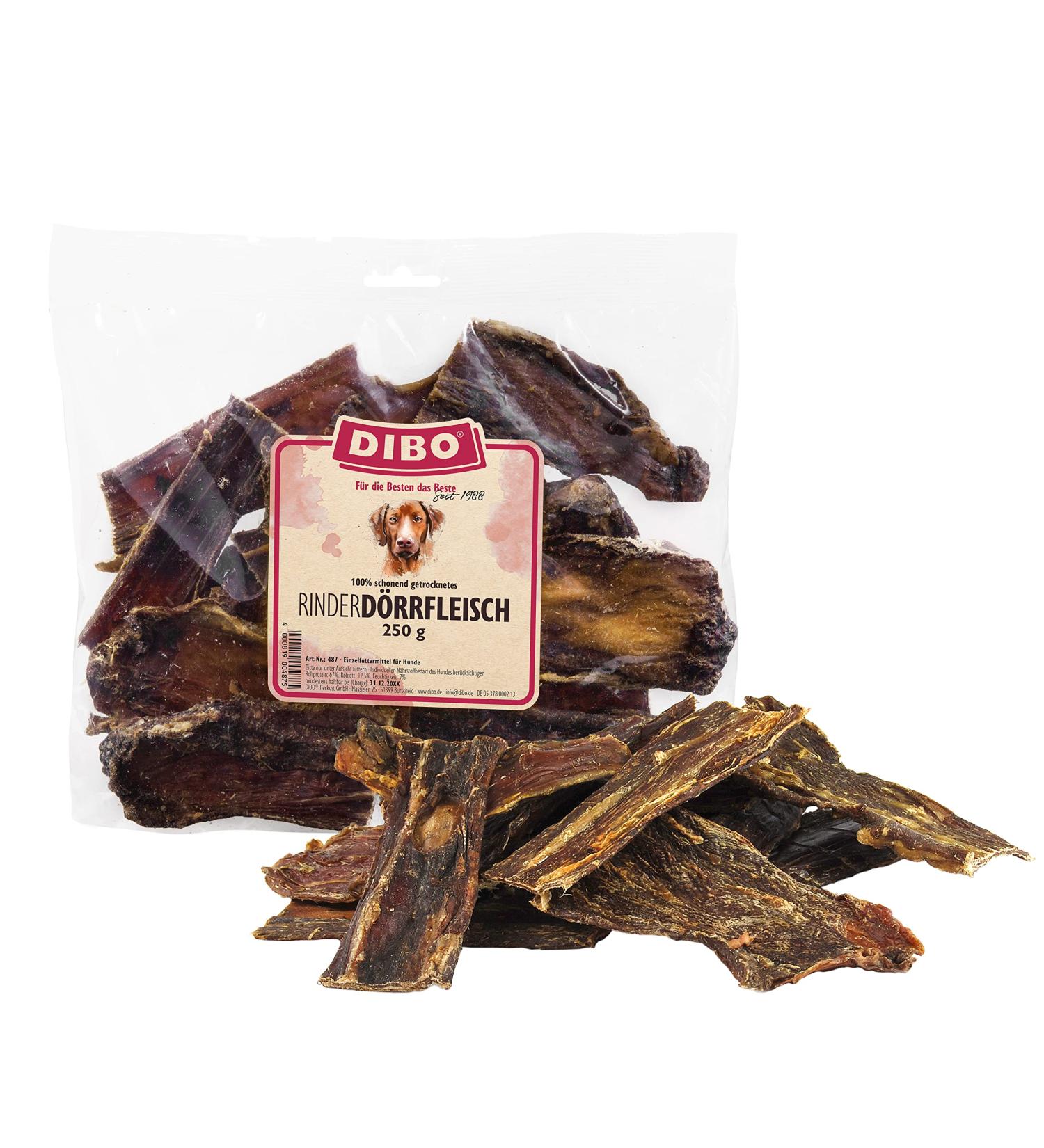 Dibo D rrfleisch for Dogs - 250g Natural Chew Snack | Quality Chemical-Free Treats - Buy Online on GoSupps.com