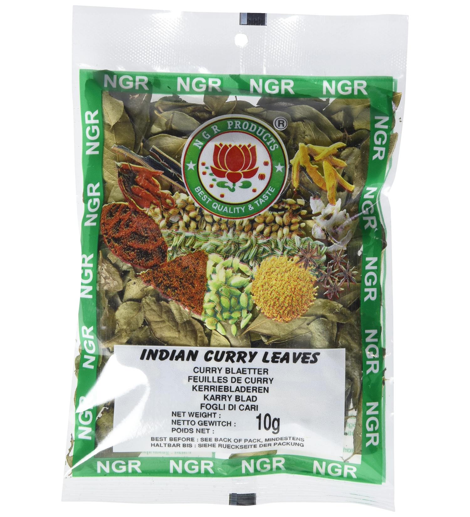 Ngr Whole curry leaves 10 g (10 g pack) - Buy Online on GoSupps.com