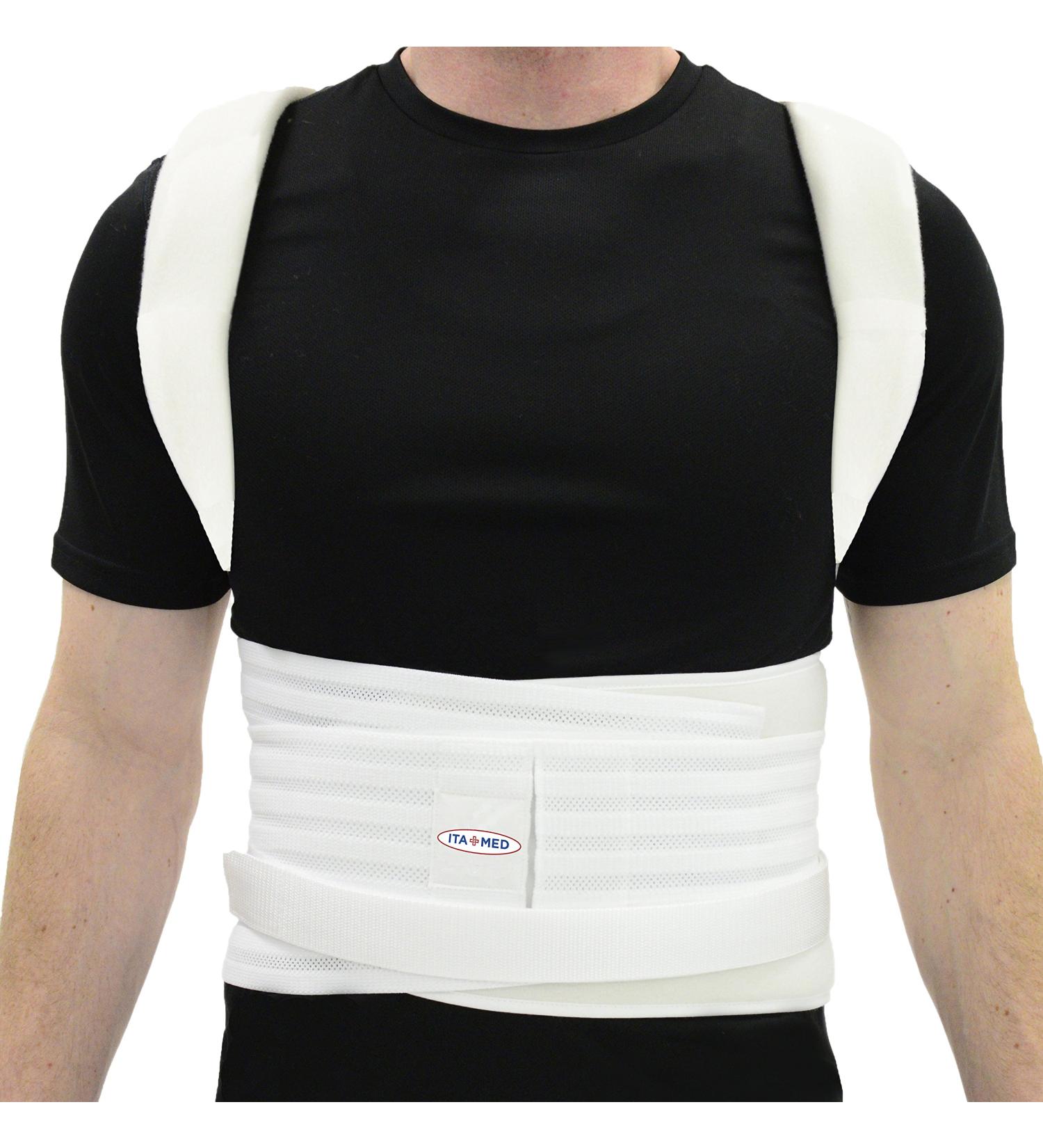 Ita-Med Complete Posture Corrector Back Support Brace for Men | XX-Large Size | International Shipping Available - Buy Online on GoSupps.com