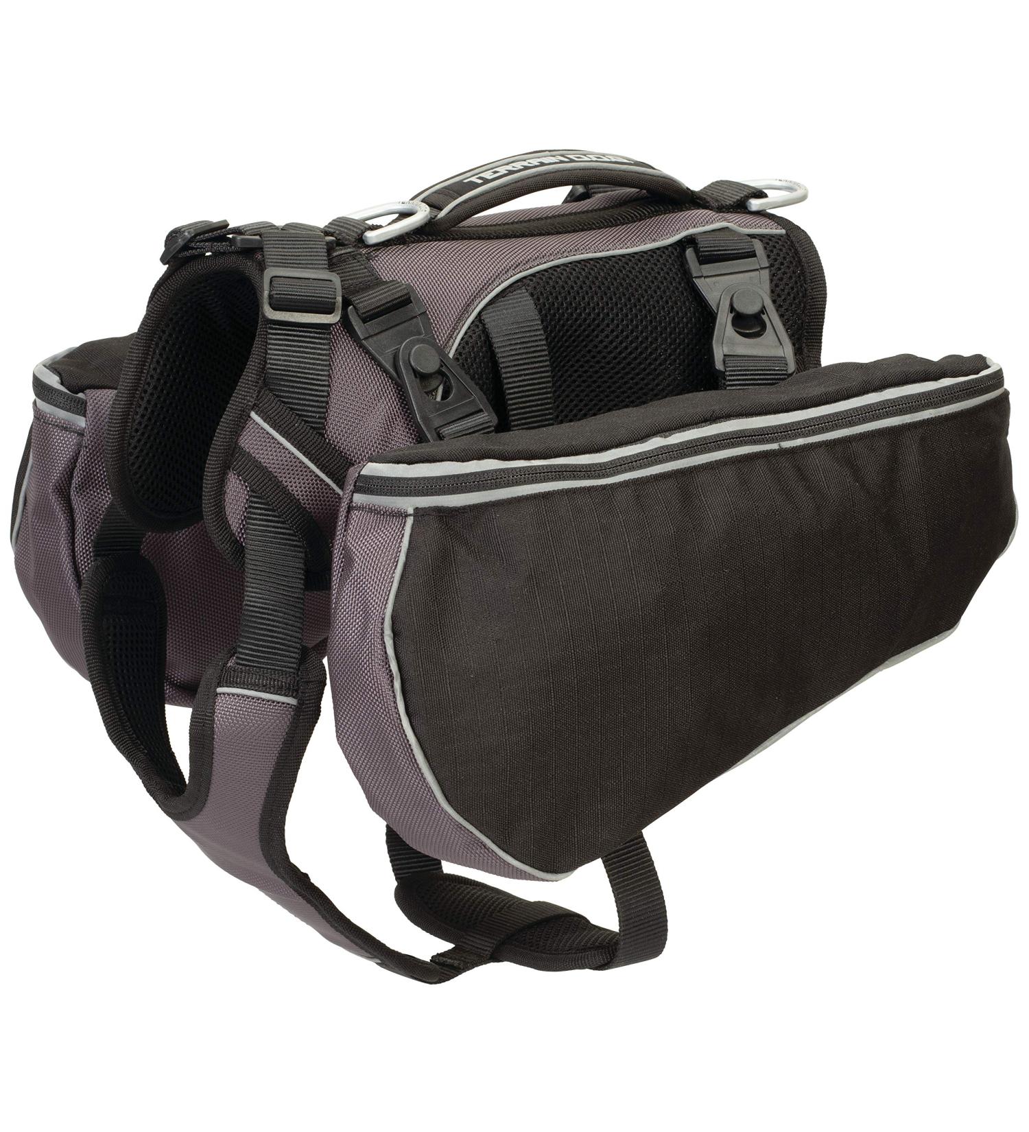 Terrain D.O.G. 07-9421-H2 Adventure Pack - Black/Gray - Large | Durable & Stylish Pack for Large Dogs - Buy Online on GoSupps.com