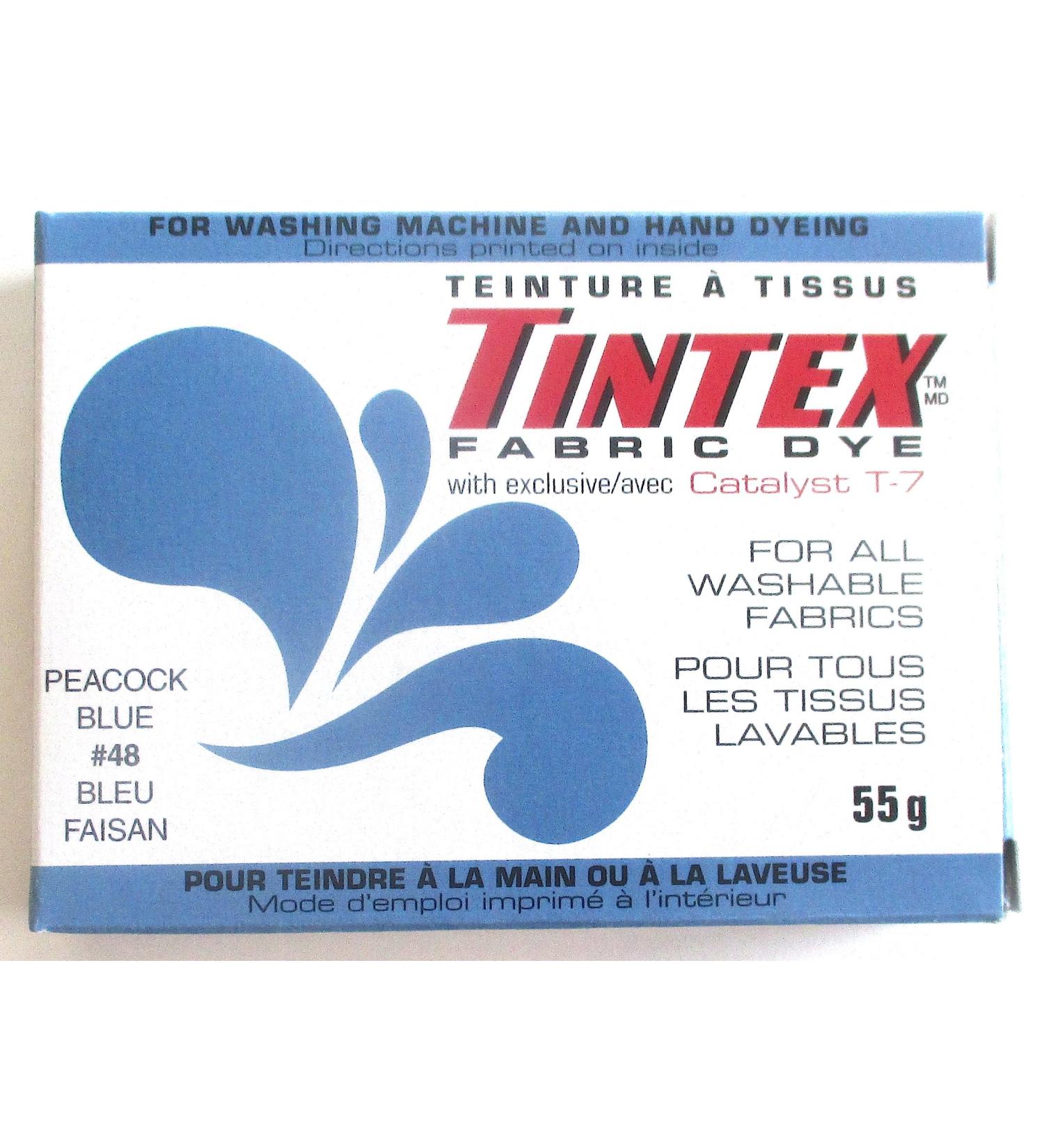 TINTEX Brand Peacock Blue Fabric Dye #48
