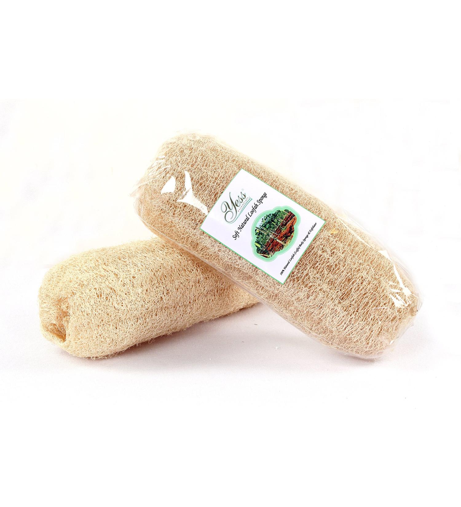 Yess Essentials Soft Natural Loofah Sponge Medium
