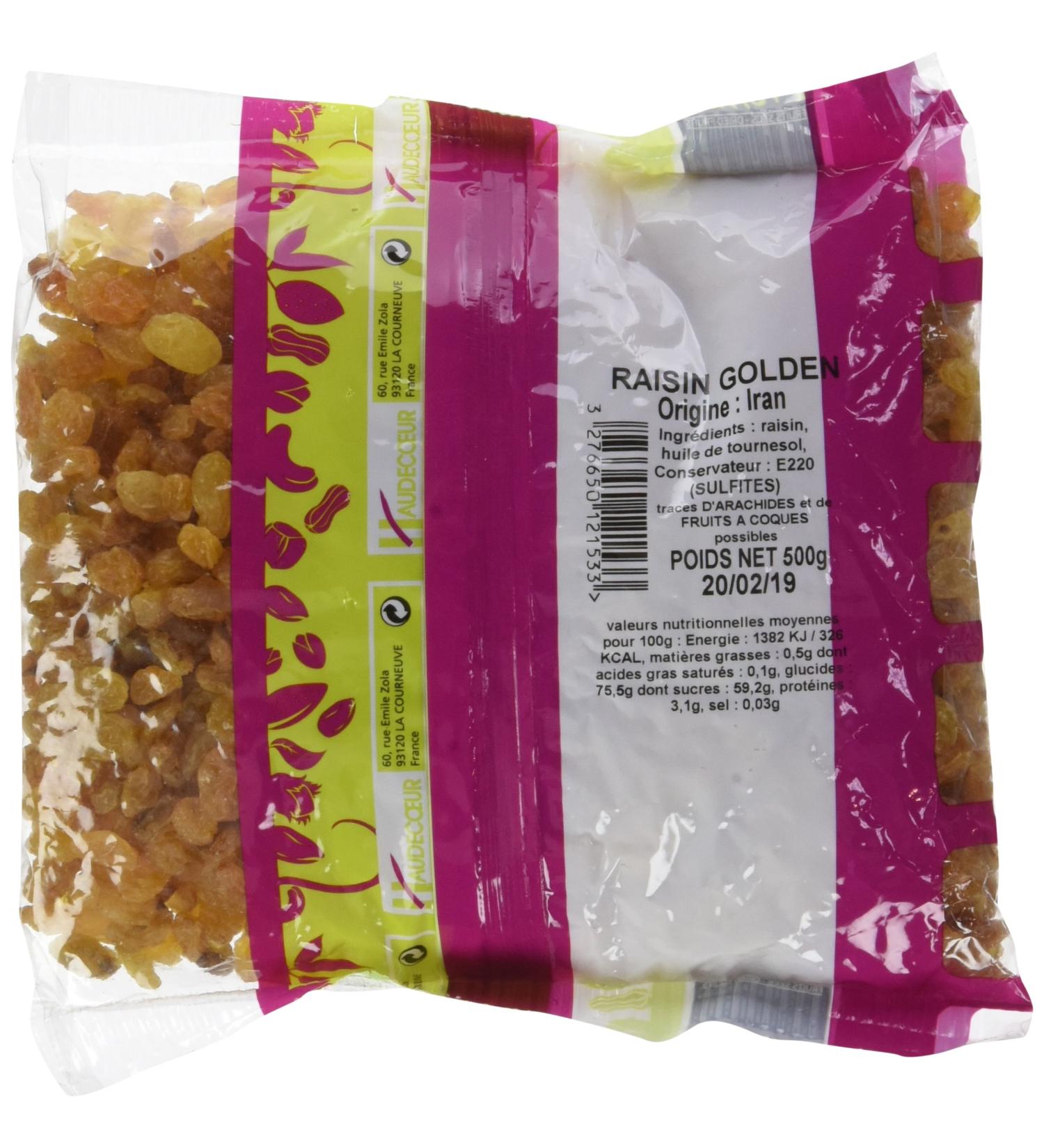 Profruit Golden Raisins 6 x 500g - Buy Online on GoSupps.com