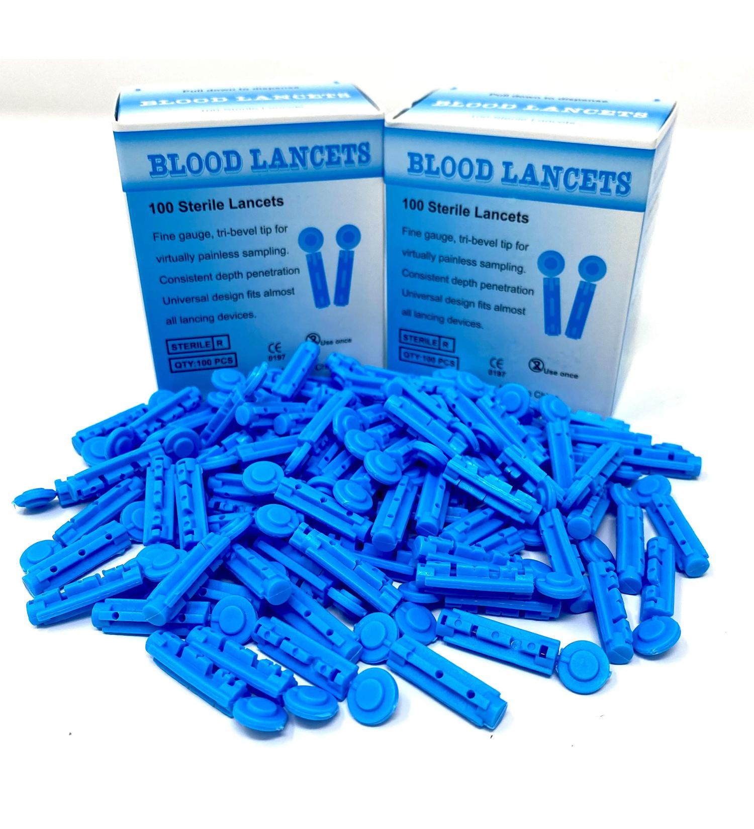 28G MediMad Blood Lancets | Compatible with PiC Indolor, Microlet, Freestyle, Abbott On Call | Pack of 200 - Buy Online on GoSupps.com