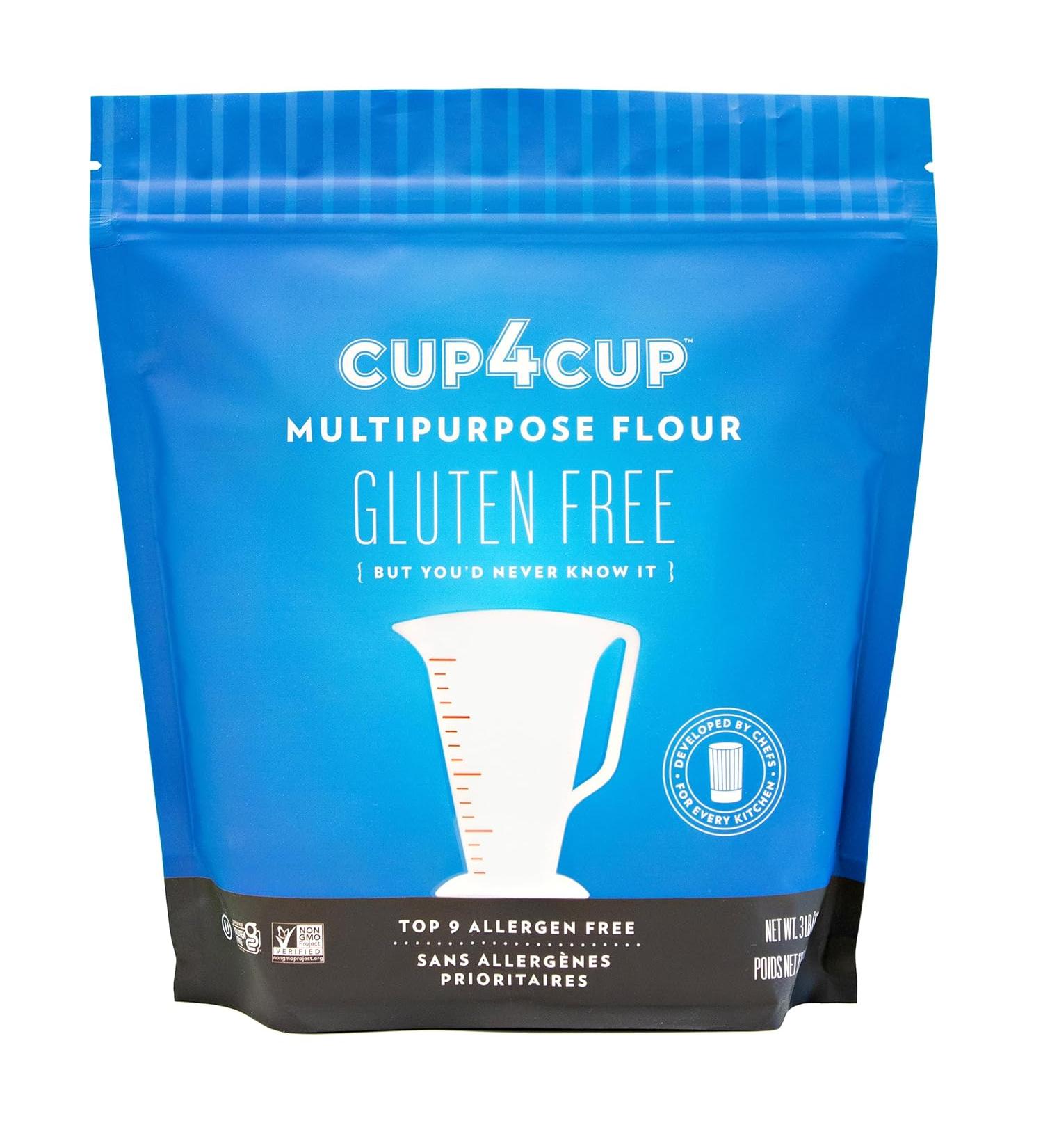 Cup4Cup Gluten Free Multipurpose Flour 3 lbs - Perfect for Baking and Cooking - Buy Online on GoSupps.com
