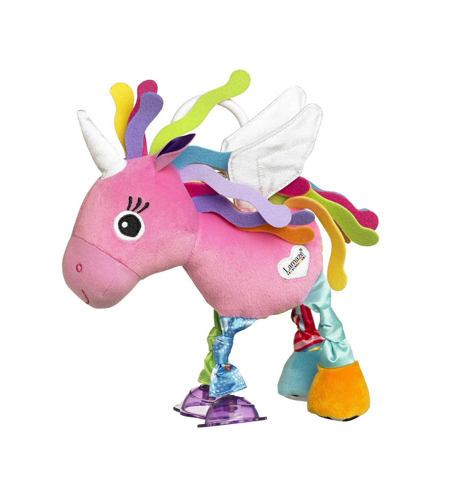 Lamaze baby toys "Ella the unicorn" clip & go Greifling fabric toy toddler motorcycle toys gripping & noises gifts for birth baby toys from 0 months ella the unicorn