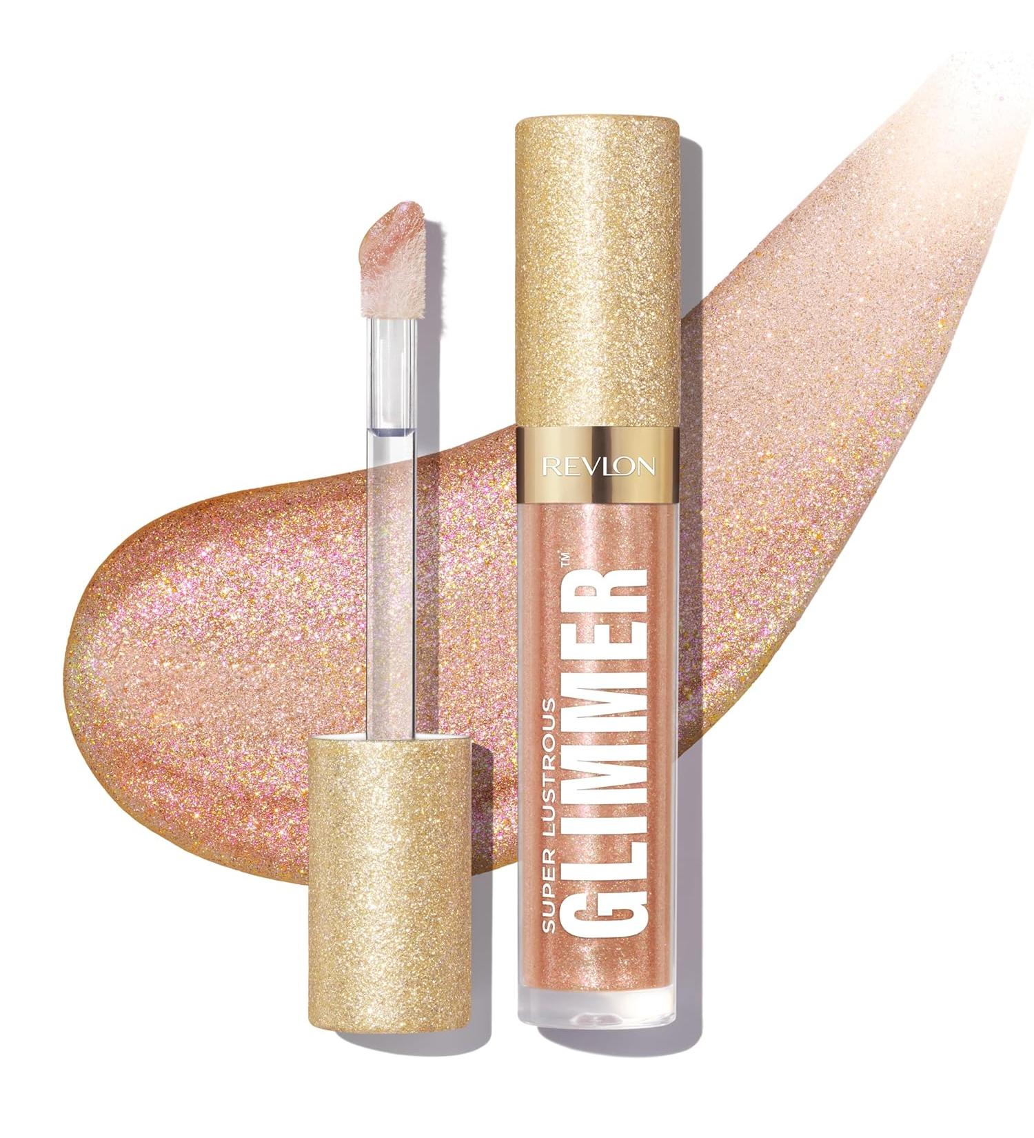 REVLON Super Lustrous Glimmer Gloss High-Shine Finish - 004 Happy Hour - 0.13 fl oz - Buy Online on GoSupps.com