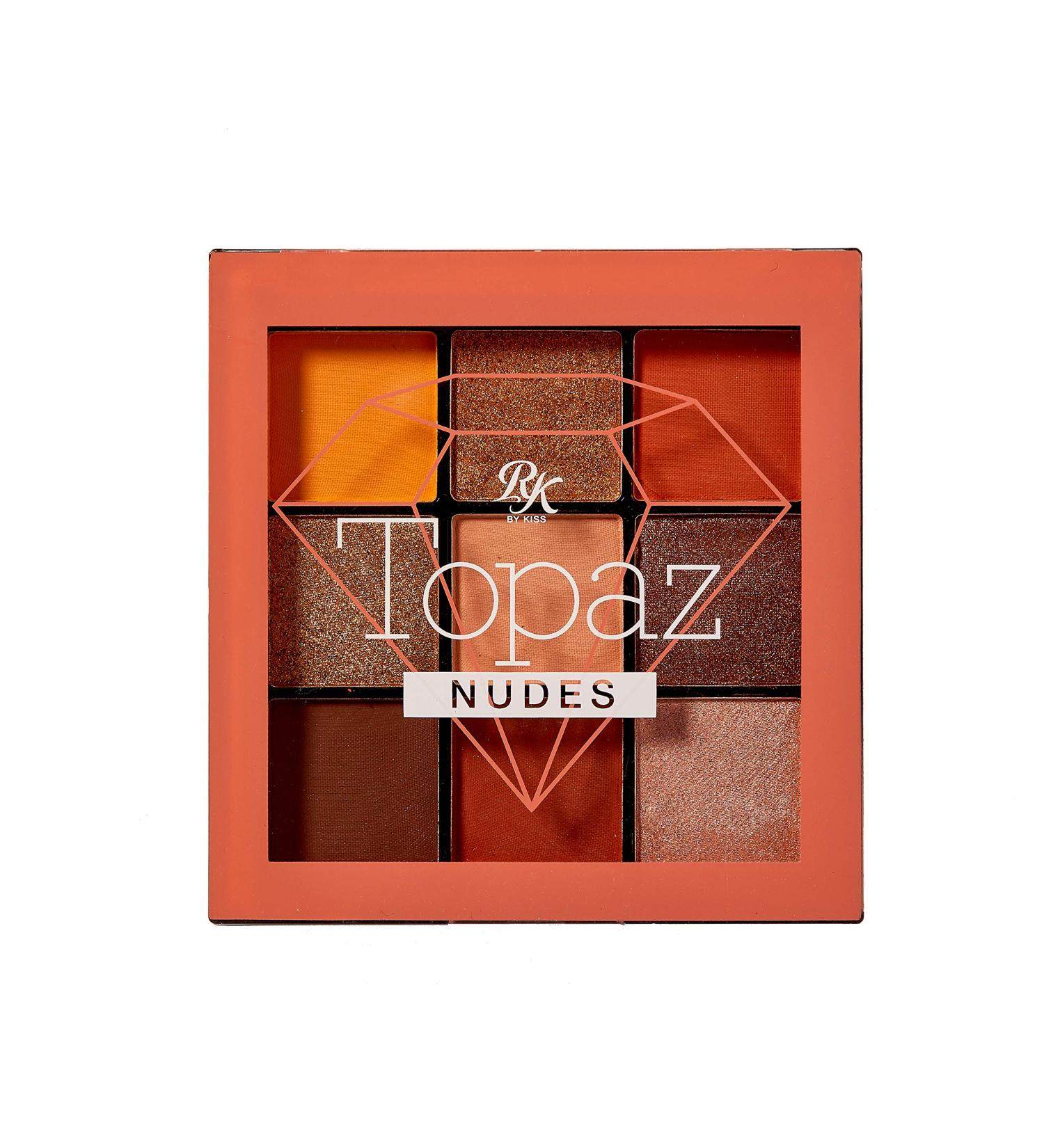 Ruby Kisses Topaz Eye Shadow Palette - 9 Shadows, Spring Makeup | 1 Pack - Buy Online on GoSupps.com