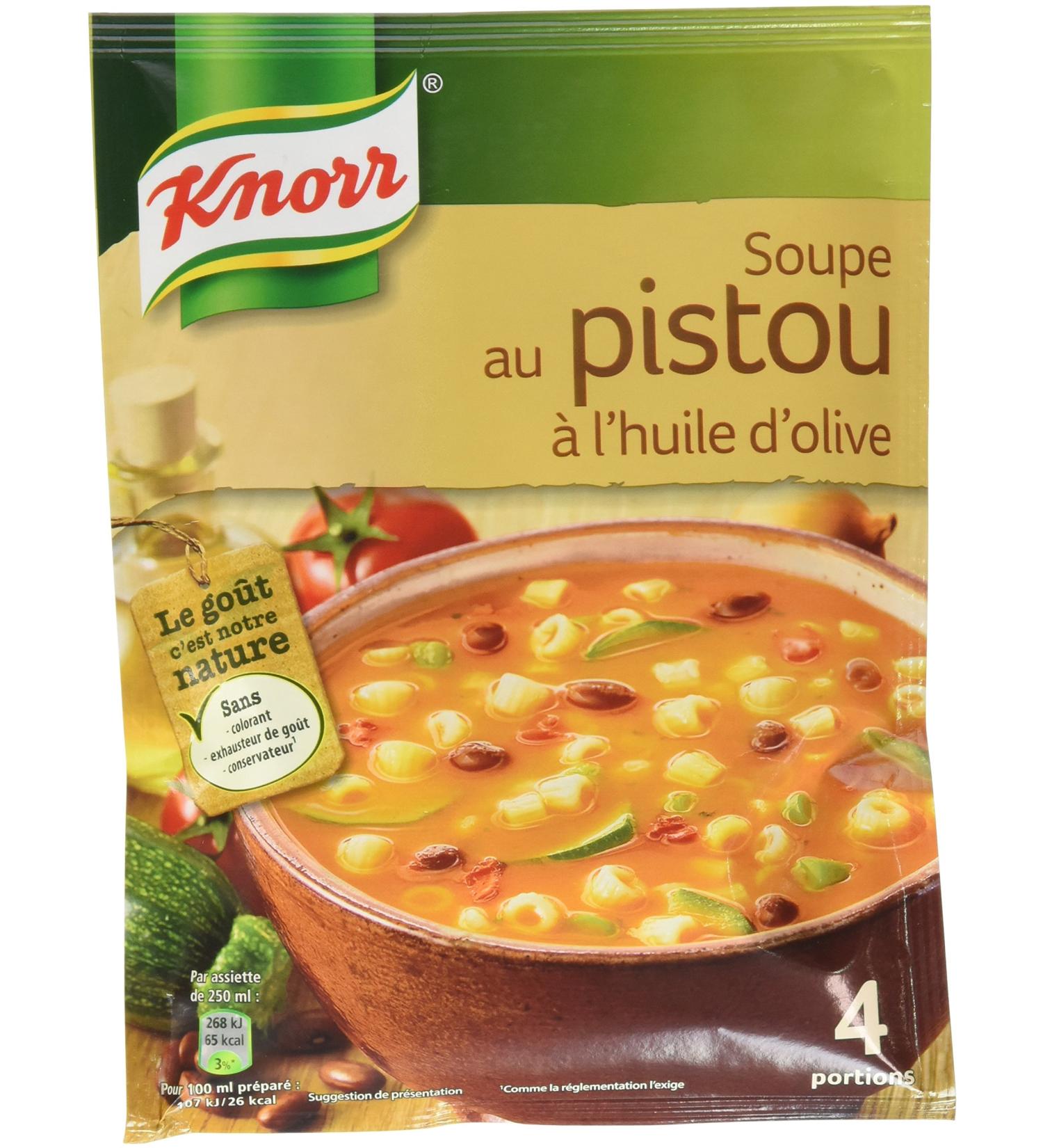 Knorr Pistou Soup with Olive Oil 80g for 4 people - Pack of 14 - Buy Online on GoSupps.com