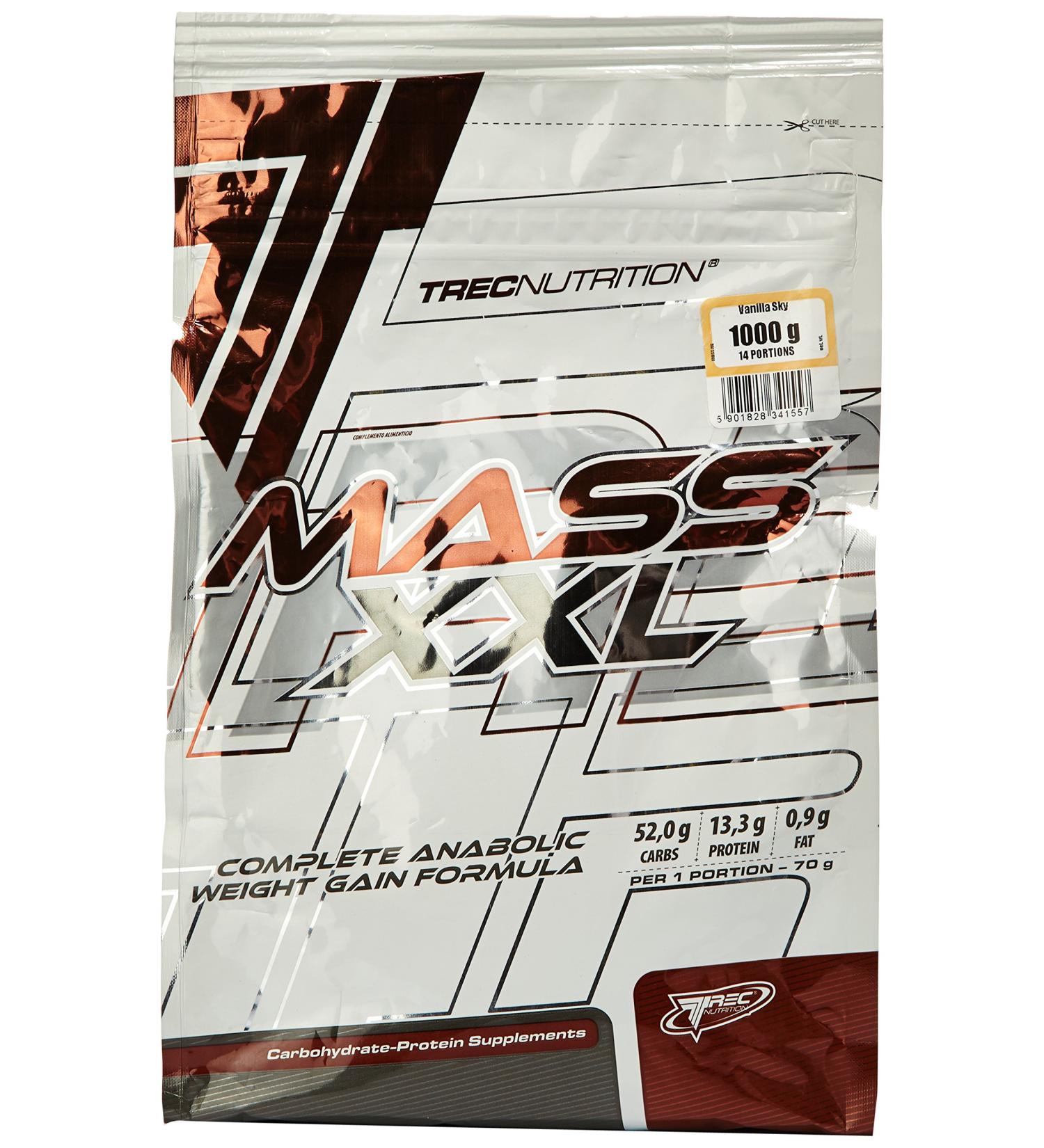 Mass XXL Vanilla 1000g - Premium Weight Gainer Supplement - Buy Online on GoSupps.com