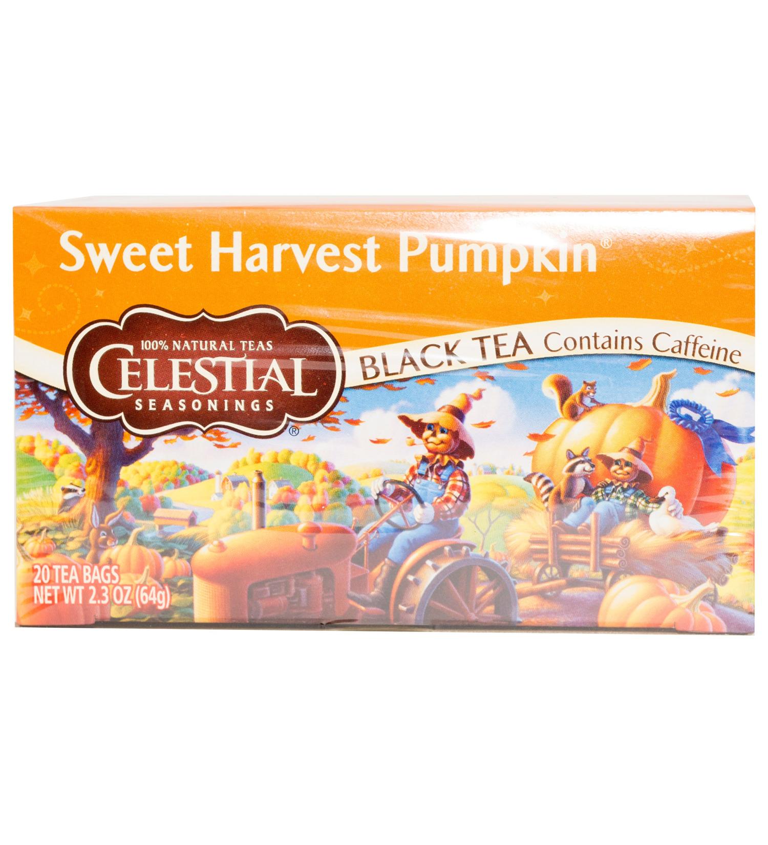 Celestial Seasonings Pumpkin Pie Black Tea - 20 Count (Pack of 6) | Holiday Flavor - Buy Online on GoSupps.com