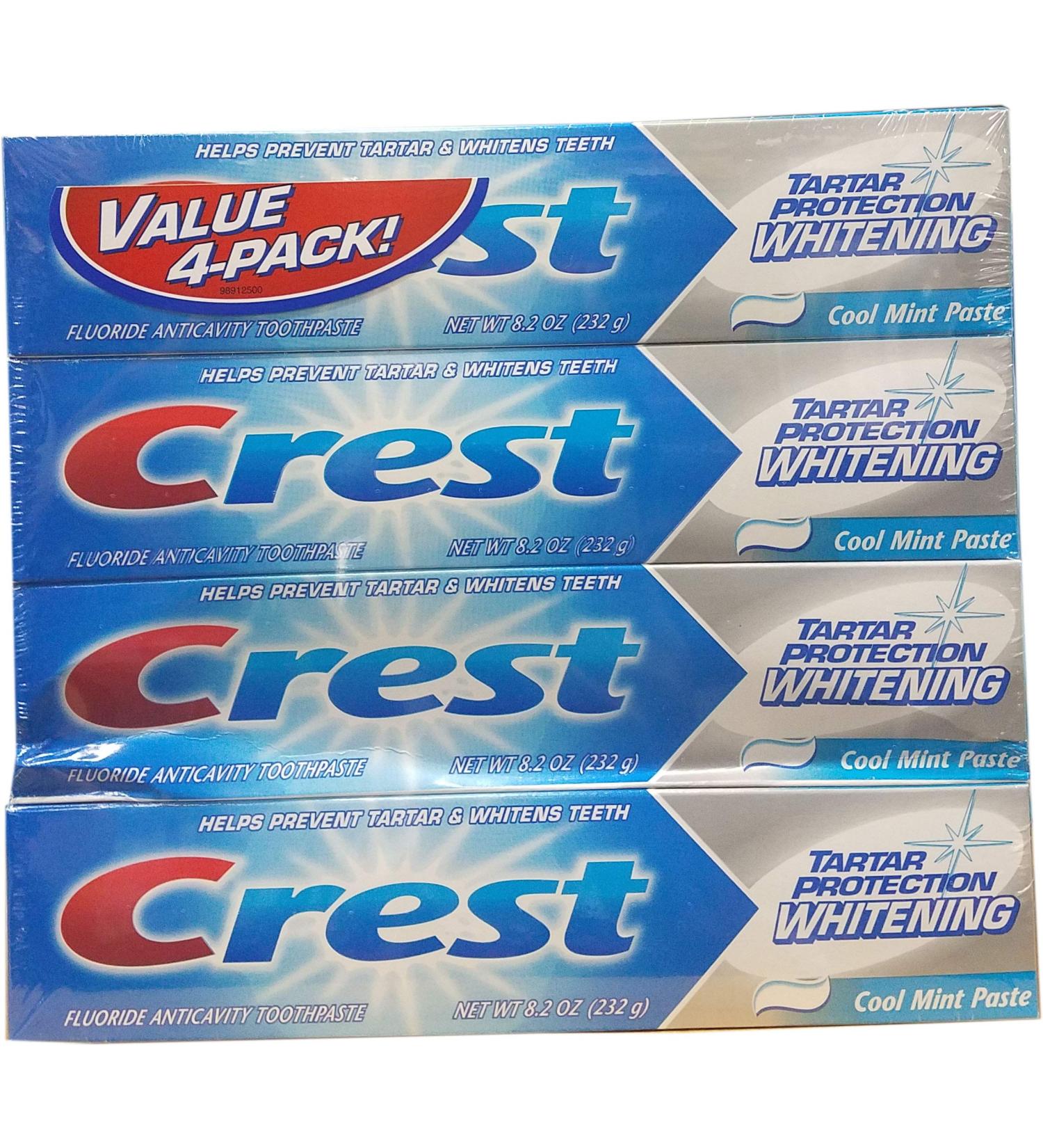 Crest Tartar Control Toothpaste 4 Count
