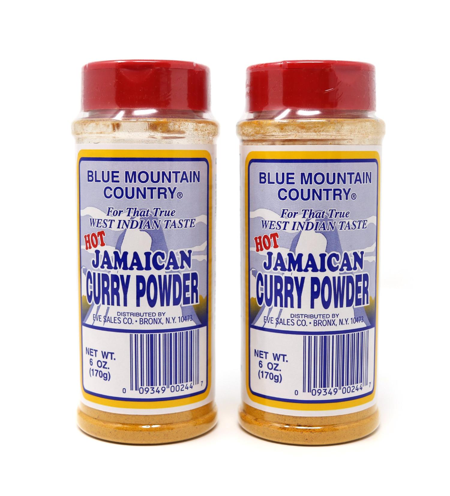 Blue Mountain Country Jamaican HOT Curry Powder 6 Oz (Pack of 2) - Buy Online on GoSupps.com
