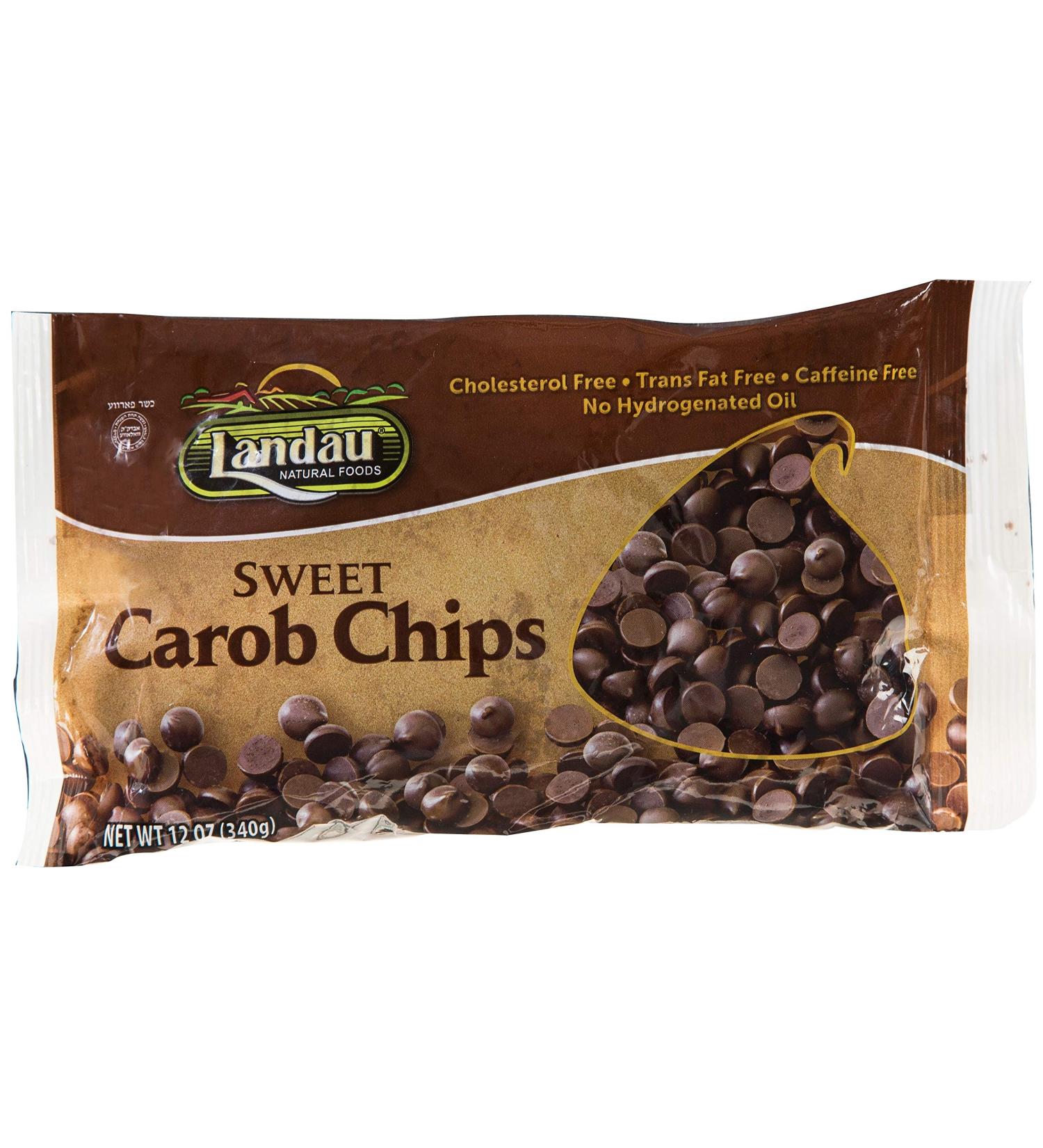 Landau Carob Chips 12 Oz - Delicious and Healthy Chocolate Alternative - Buy Online on GoSupps.com