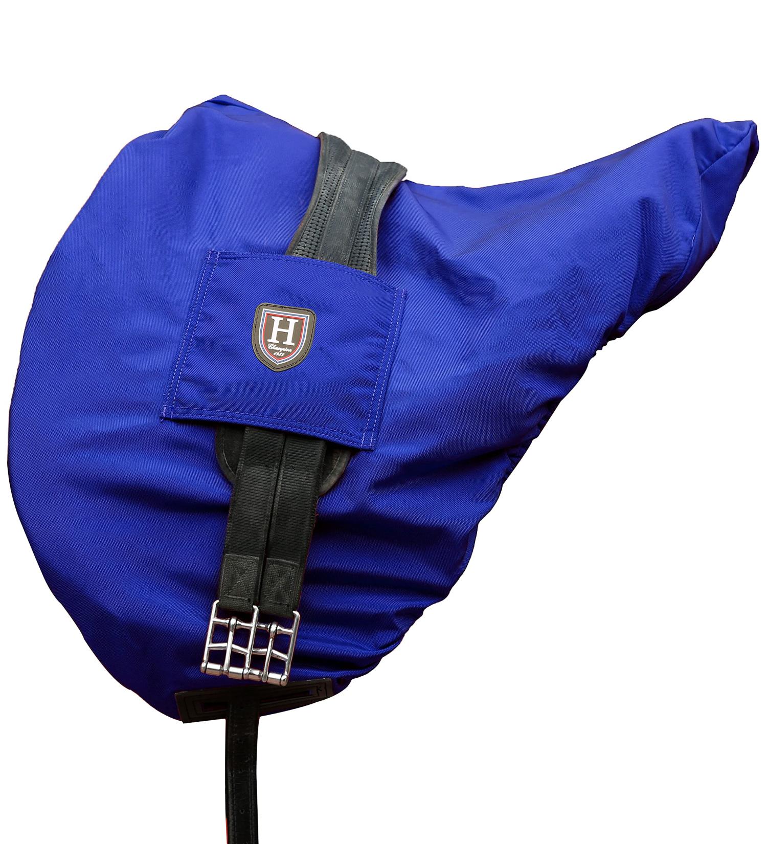 Harrison Howard Premium Waterproof/Breathable Fleece-Lined Long-lasting Outer Damage Protection Saddle Cover for GP/CC-Blue GP/CC-One Size - Buy Online on GoSupps.com