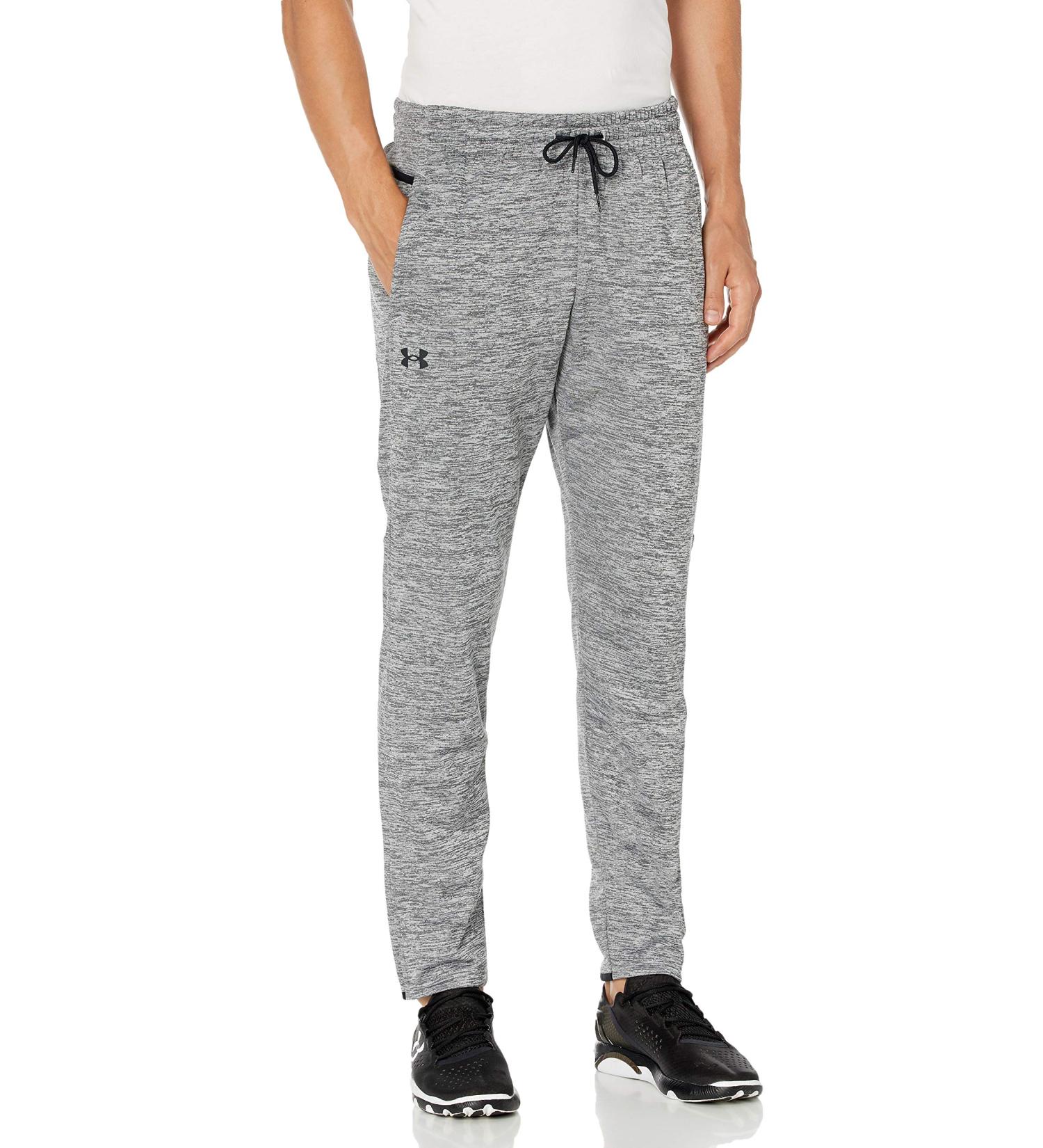 Under Armour Men's Armour Fleece Twist Pants - Halo Gray/Black - Size Large - Buy Online on GoSupps.com