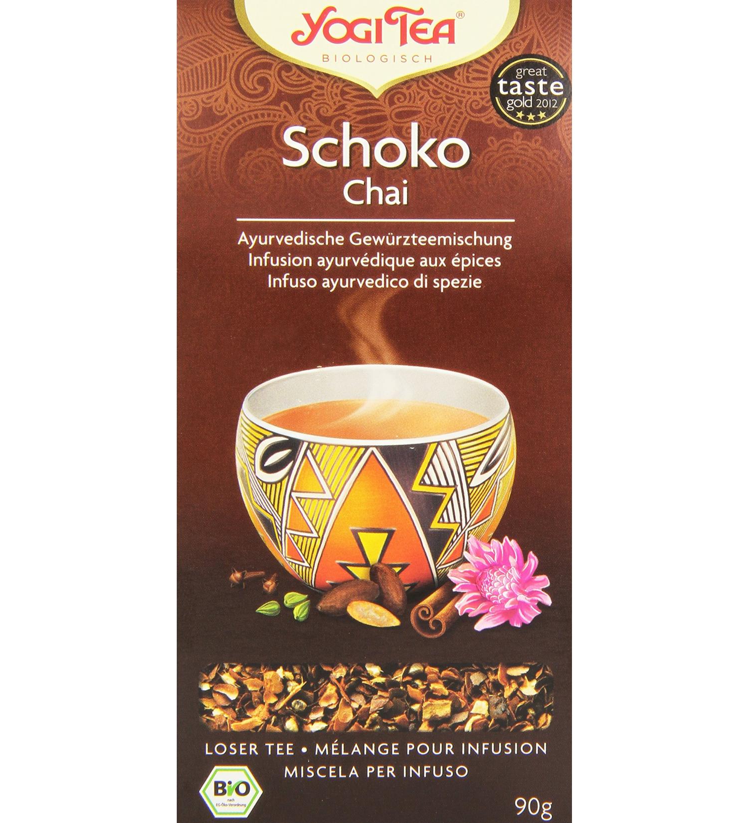 Yogi Tea Chocolate Chai Organic 2-Pack (2 x 90g) | Buy Organic Spiced Tea Online - Buy Online on GoSupps.com