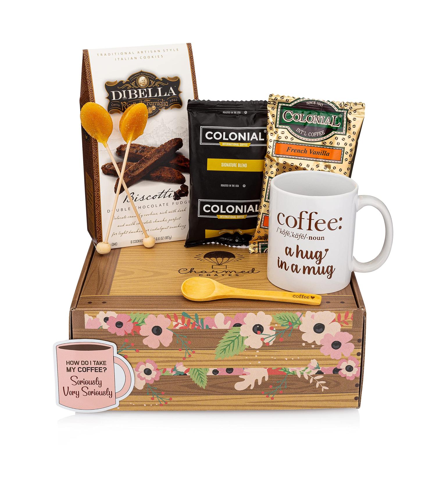 Flavorful Coffee Lovers Gift Basket - Unique Coffee Gift Set for Him and Her - Buy Online on GoSupps.com