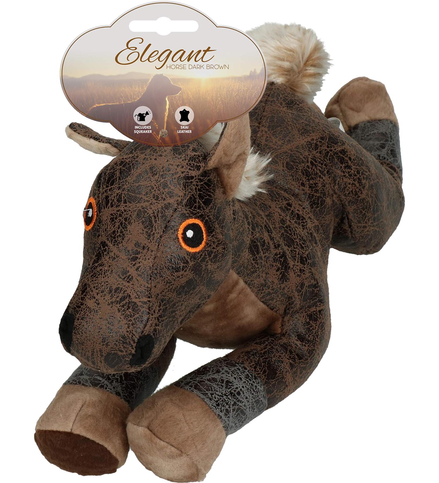 Elegant I Horse/Horse I Dark brown I made of Skai leather I approx. 37 cm