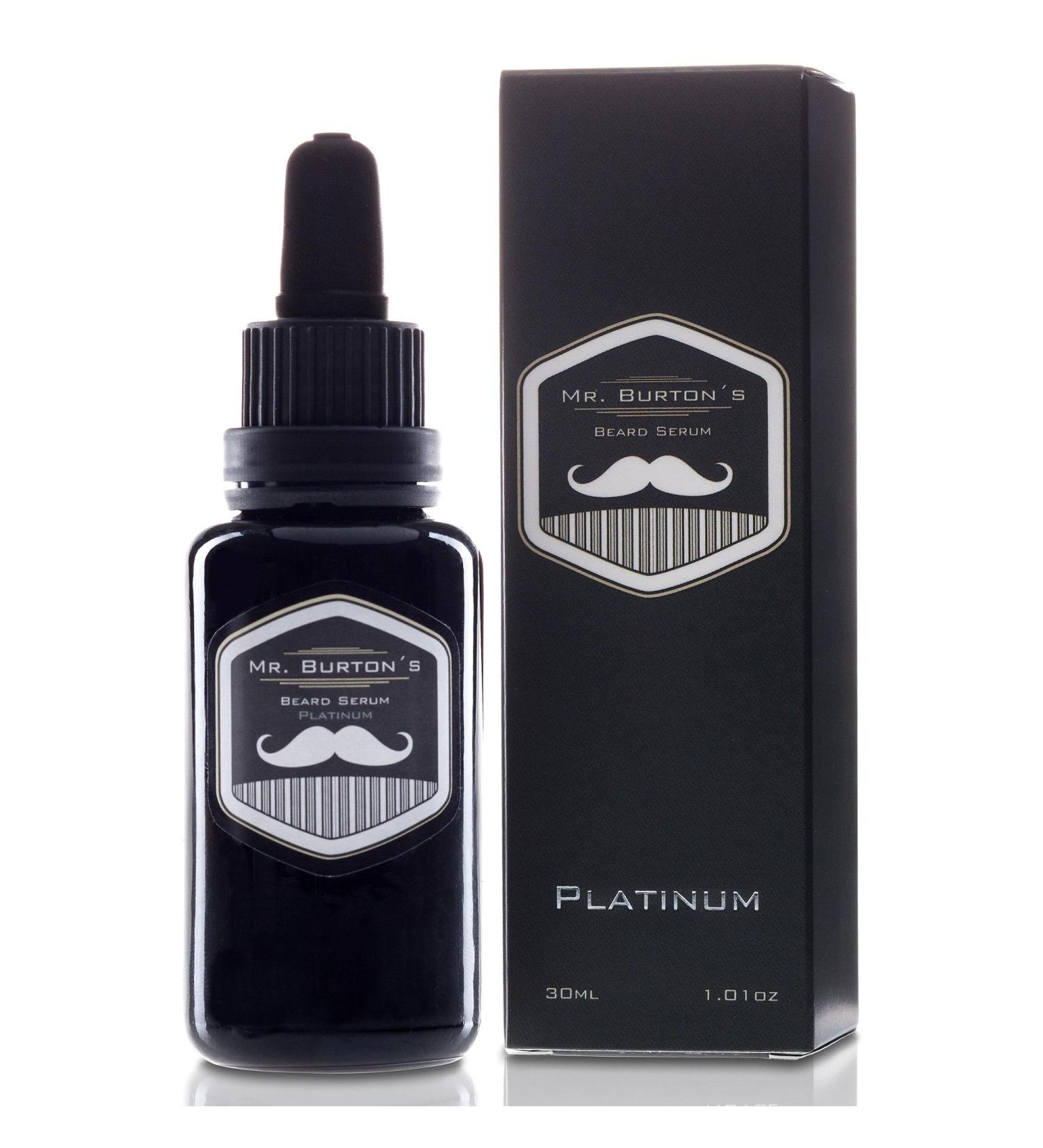 Mr. Burtons Bartserum Platinum | Weekly Beard Care Cure for Extreme Conditions | Best Beard Oil & Trimmer Essentials - Buy Online on GoSupps.com