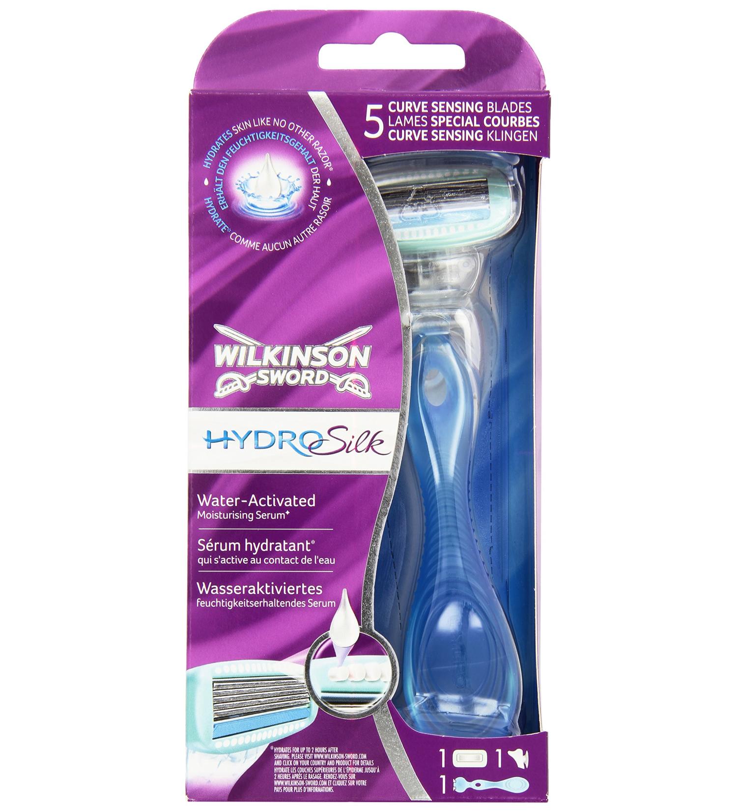 Buy Wilkinson Sword Hydro Silk Ladies Razor - 1 Blade & Holder - Purple | International Shipping Available - Buy Online on GoSupps.com