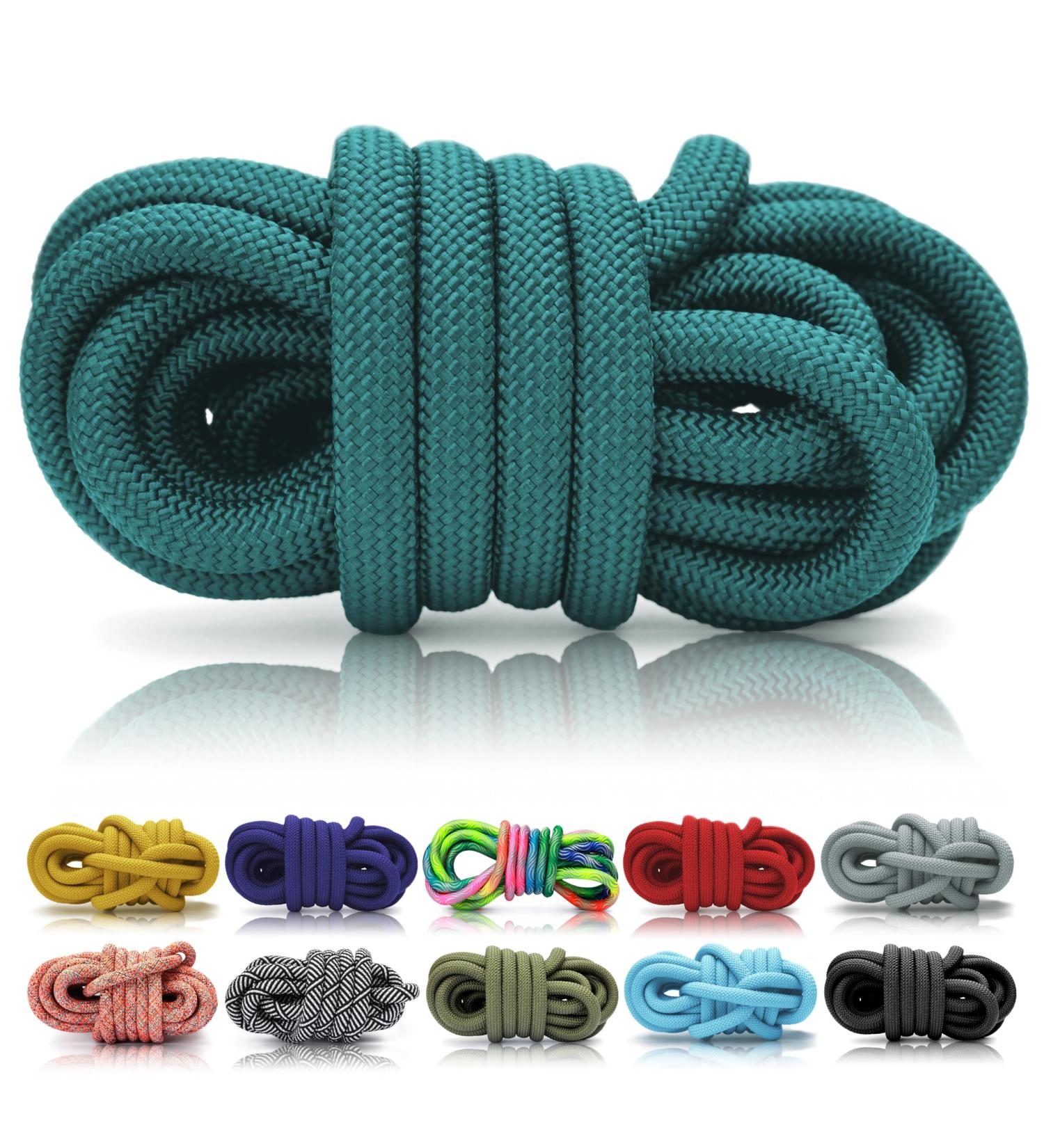 Ganzoo PPM Rope 5m - Premium Dog Leash Collar & Rigging | 10mm Thick Polypropylene Multifilament Rope in Petrol - International Shipping Available - Buy Online on GoSupps.com