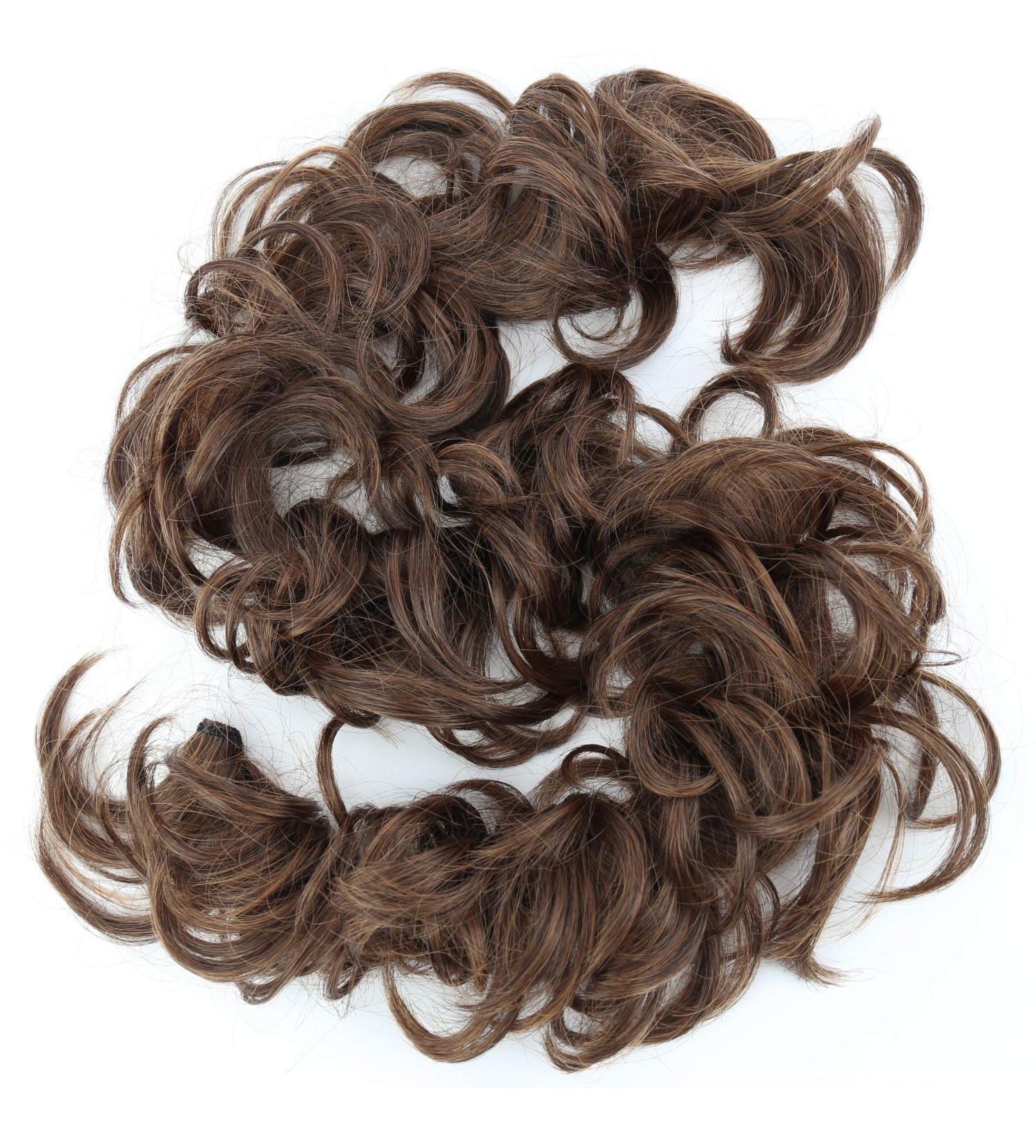 CAISHA XXL Voluminous Curly Messy Bun Scrunchy Updo - Mixed Brown HW3 #2/30 - Buy Online on GoSupps.com