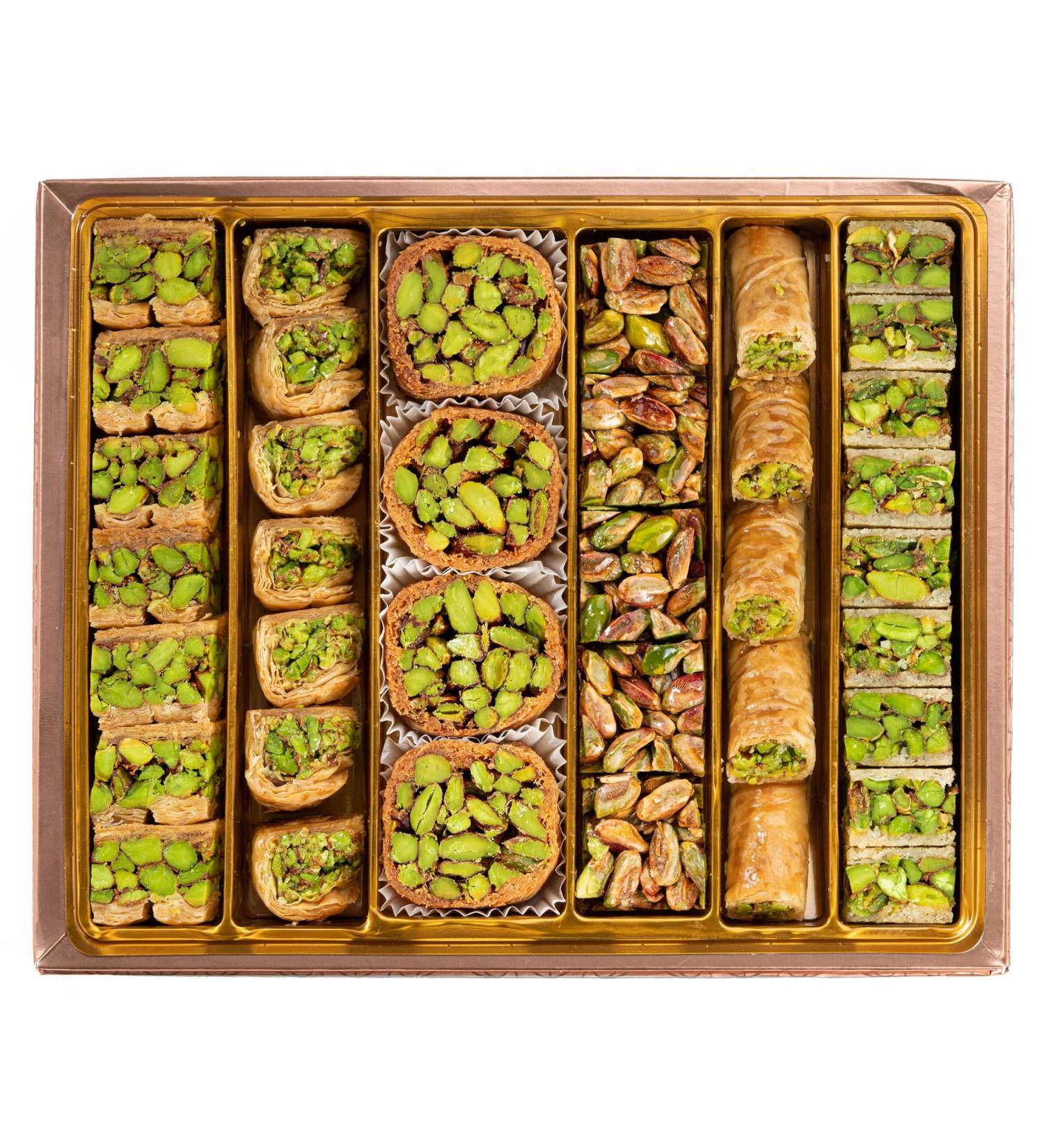 Damaskino Home Assorted Baklava 500G Premium Baklava Pastry with Real Nuts  Authentic Baklava Dessert in Luxurious Box  Fine Ingredients  Delicious and Sweet Baklava Boxes for Family and Friends - Buy Online on GoSupps.com