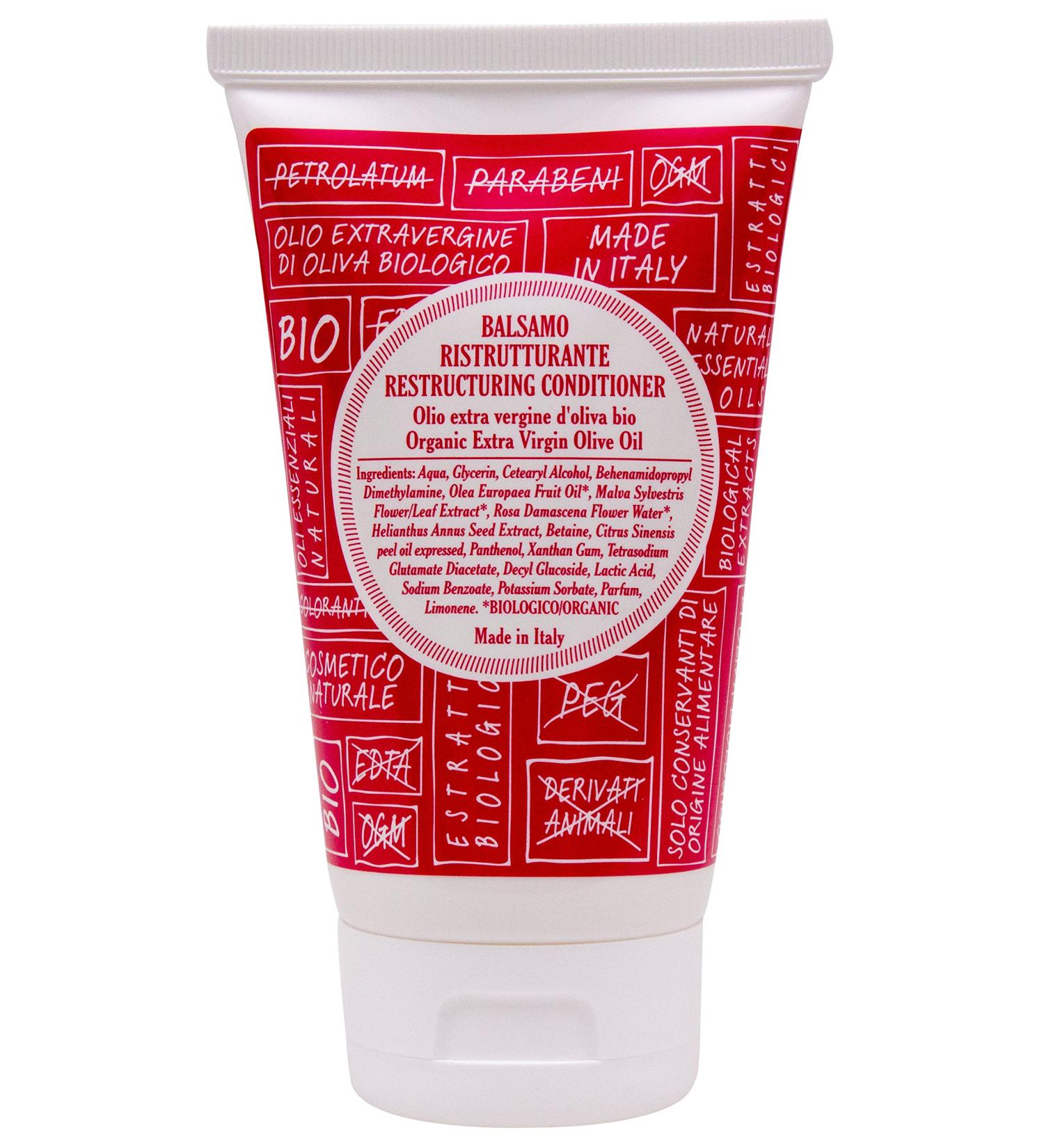 Ricaricando Restructuring Conditioner with Organic Olive Oil - Certified Natural Cosmetics for Dry & Damaged Hair - 150ml - International Shipping - Buy Online on GoSupps.com