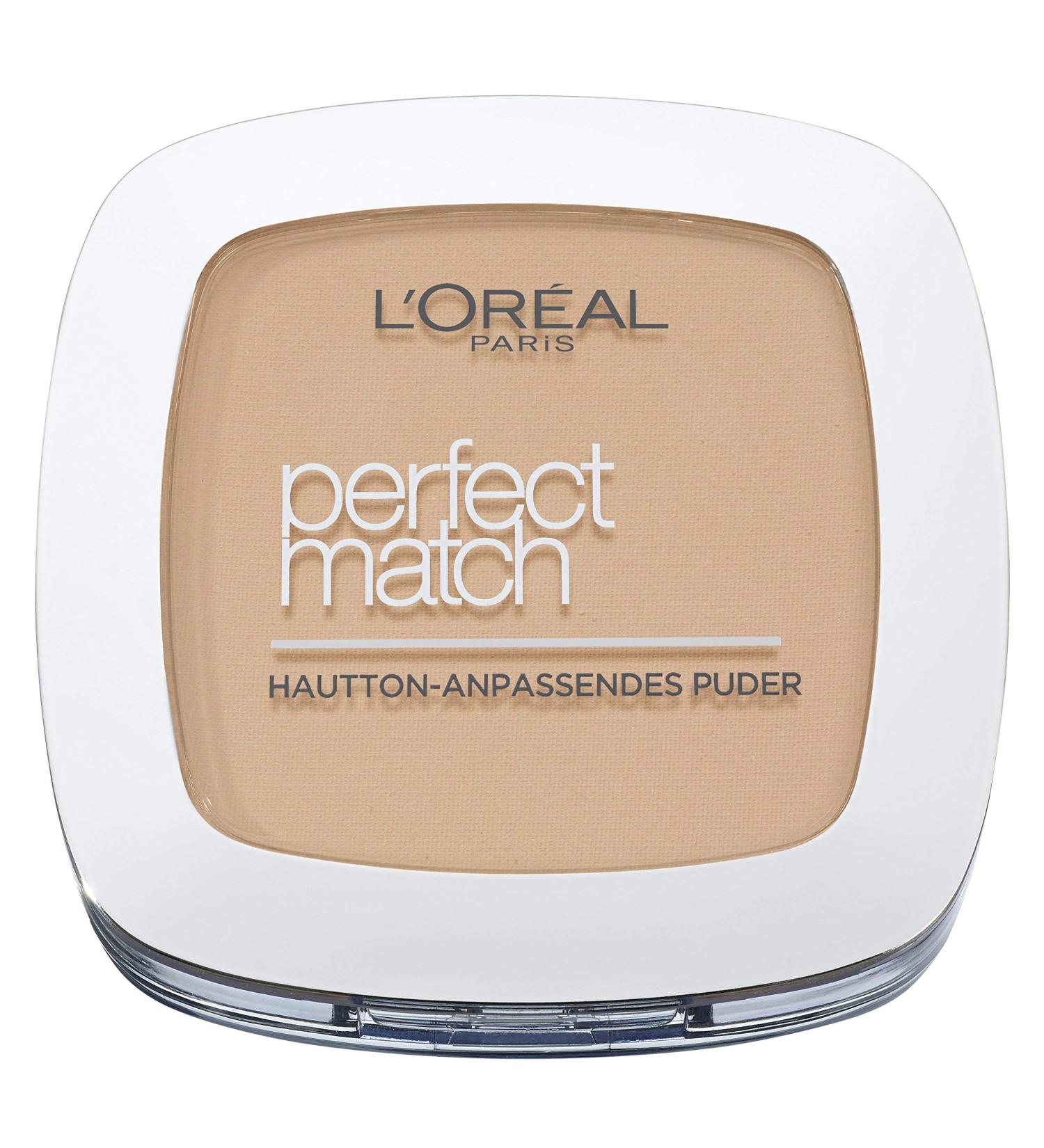 L'Or al Paris Matt Compact Powder SPF 8 - Perfect Match No. 5D/5W Golden Sand 9g - International Shipping Available - Buy Online on GoSupps.com