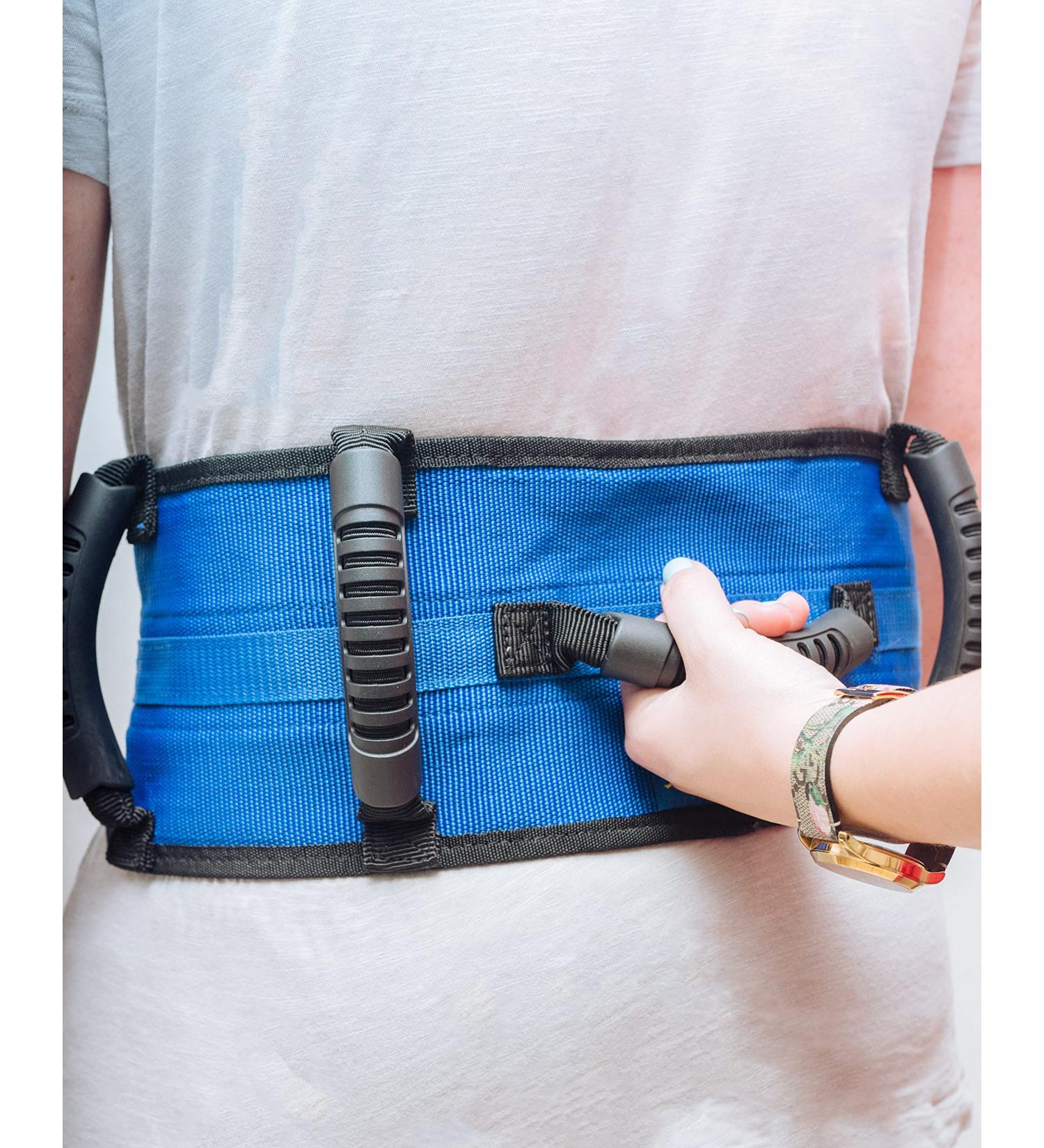 Dr. Moe's Solutions Deluxe Bariatric Gait Belt with Handles - Quick Release Buckle - Occupational Therapy Aid - Heavy Duty Design - Buy Online on GoSupps.com