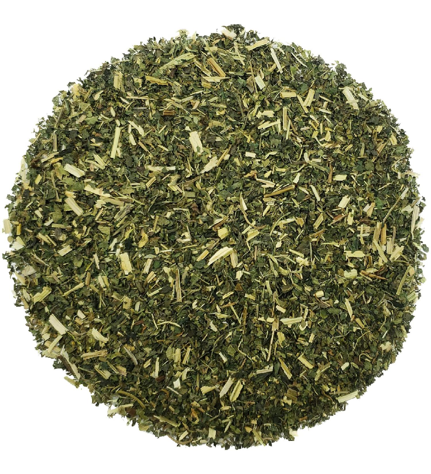 Marcoina Nettle Leaves Herbal Tea - Caffeine-Free Cut Leaf 227g(8oz) Origin from Bulgaria Premium Quality in Resealable Bag Kosher Vegetarian Vegan Non-GMO NETTLE Leaves Cut 227g(8oz) - Buy Online on GoSupps.com