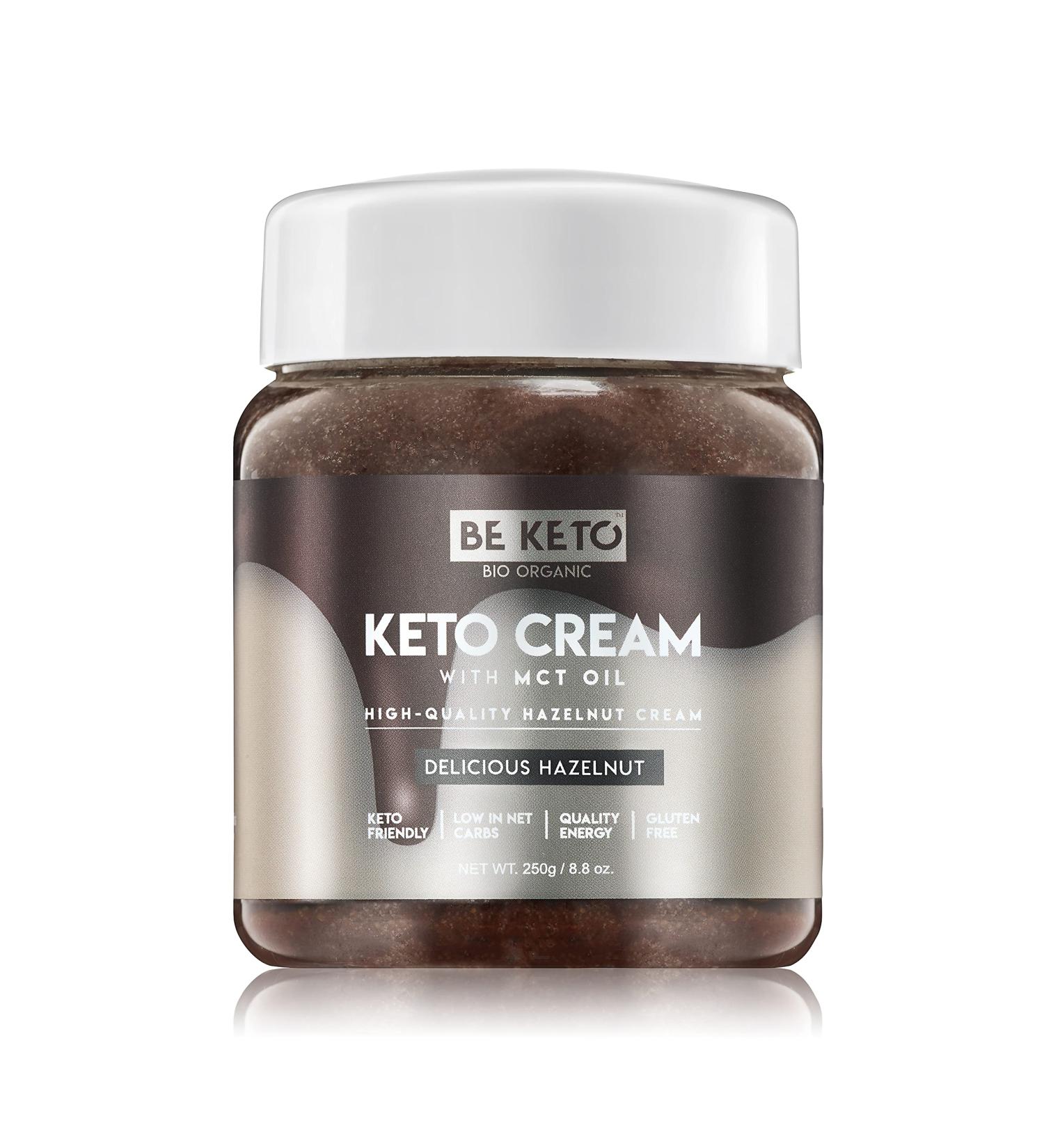 Be Keto BeKeto Keto Hazelnut Keto Cream with MCT Herbal Spread Oil for Keto Vegans - Gluten Free - 250g - Buy Online on GoSupps.com