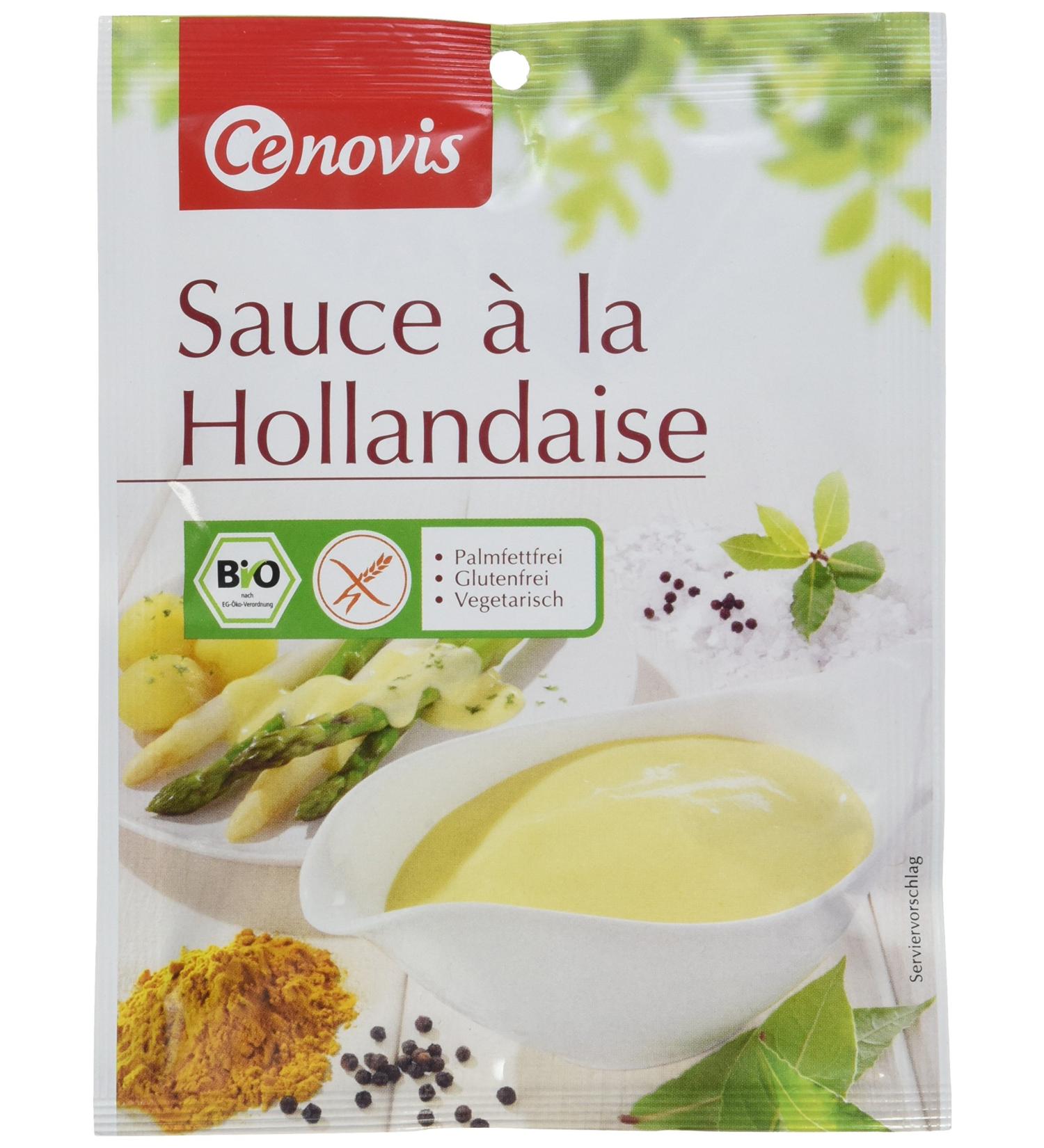 Cenovis Organic Hollandaise Sauce - Gluten-Free & Vegetarian - 6 Pack (6 x 25g) for International Shipping - Buy Online on GoSupps.com
