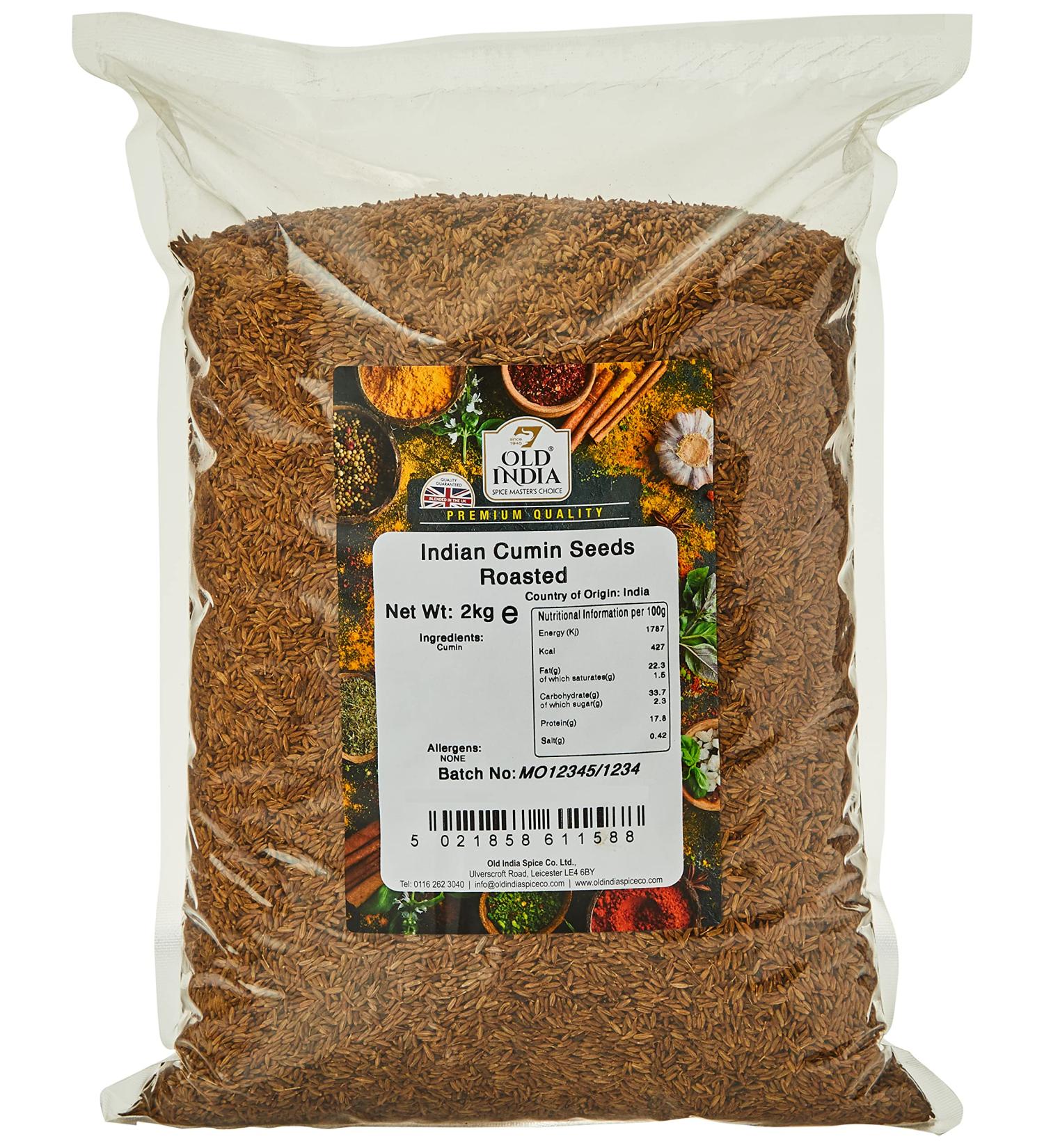 Old India Roasted Cumin Seeds 2kg - Authentic Indian Spice - Buy Online on GoSupps.com
