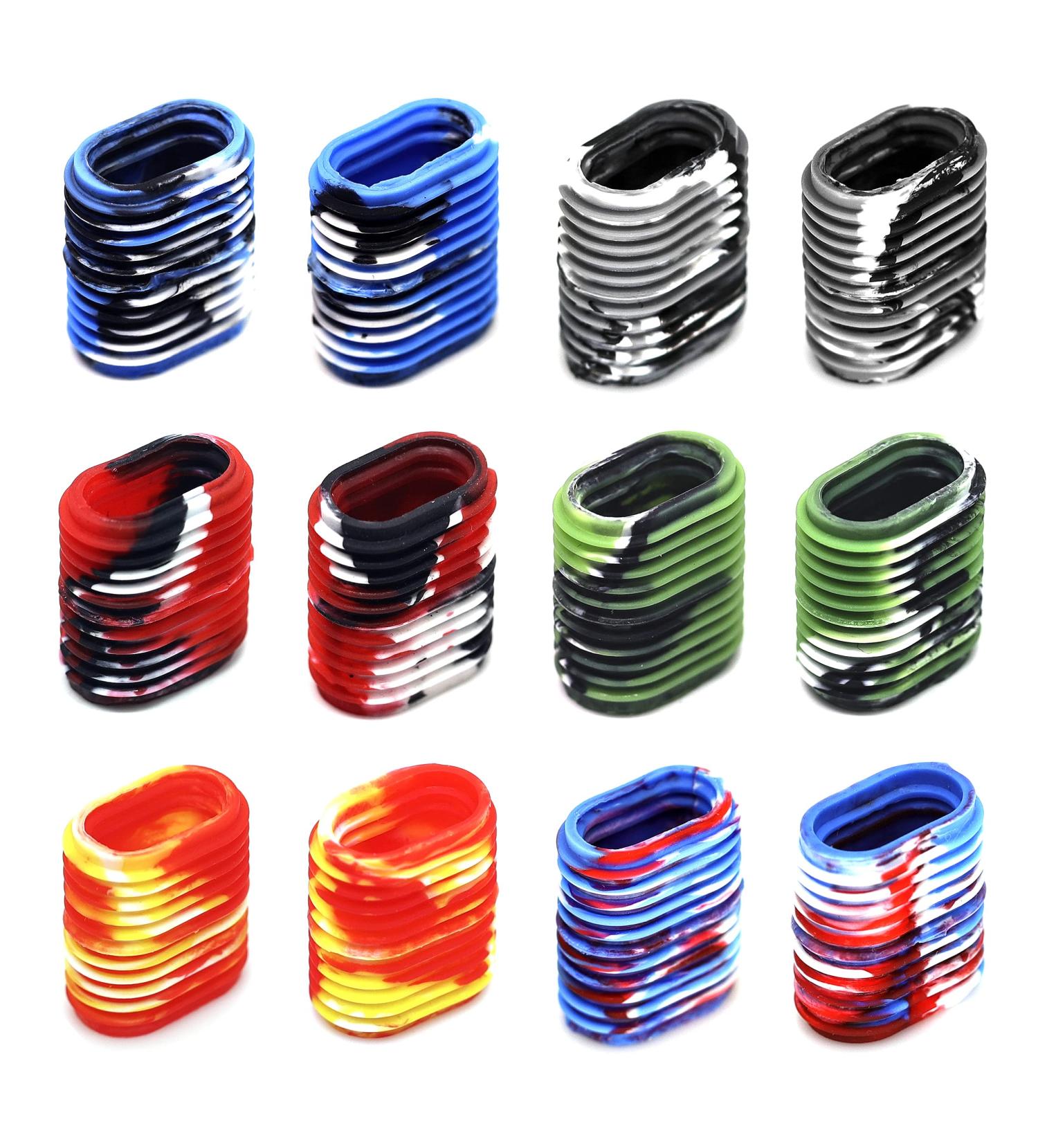 SAMSFX Rubber Reel Handle Grip Sleeve - 12PCS Non-Slip Baitcaster Knob Covers in 6 Colors - Buy Online on GoSupps.com