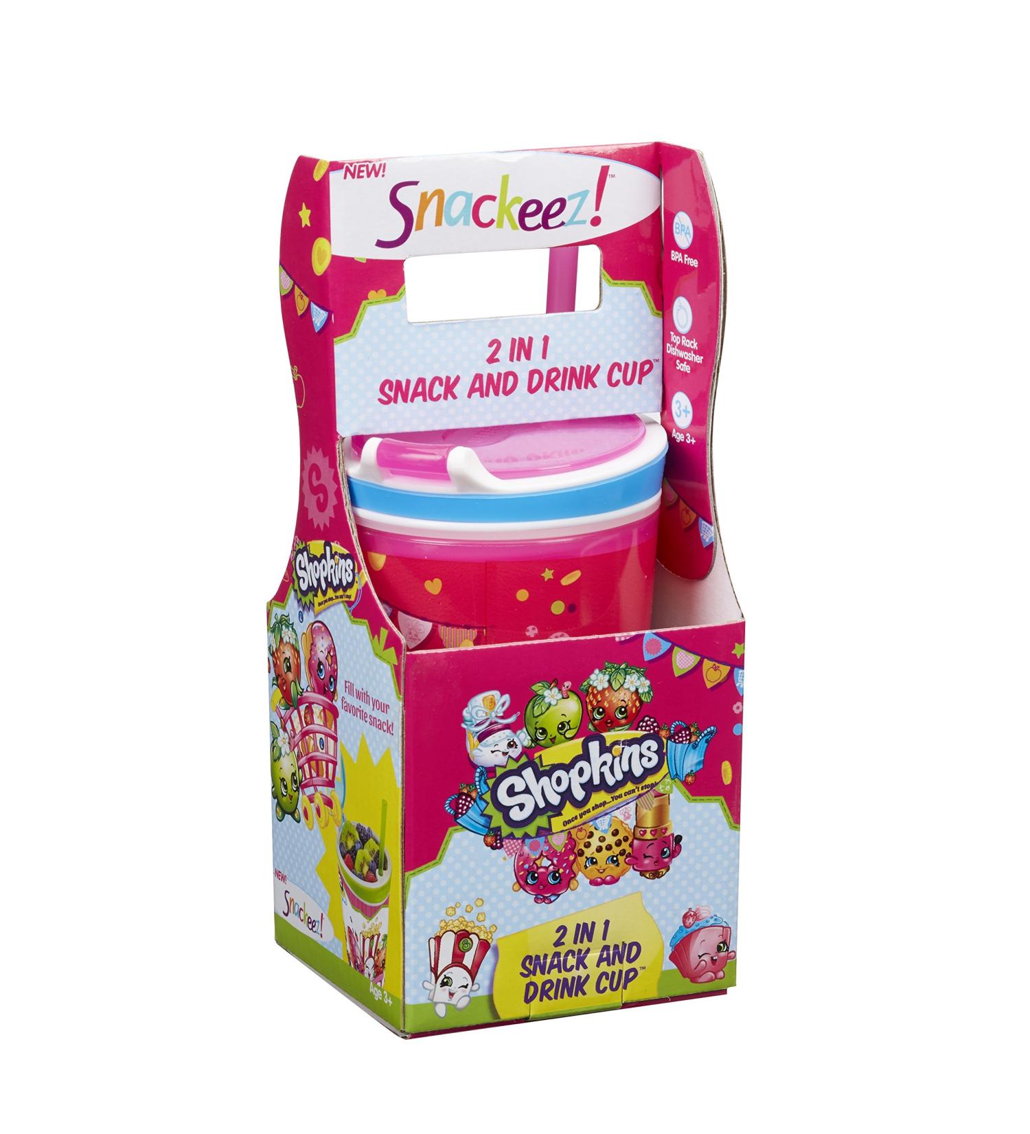 Shopkins Snackeez 2-in-1 Snack and Drink Cup - Convenient Snacking Solution - Buy Online on GoSupps.com