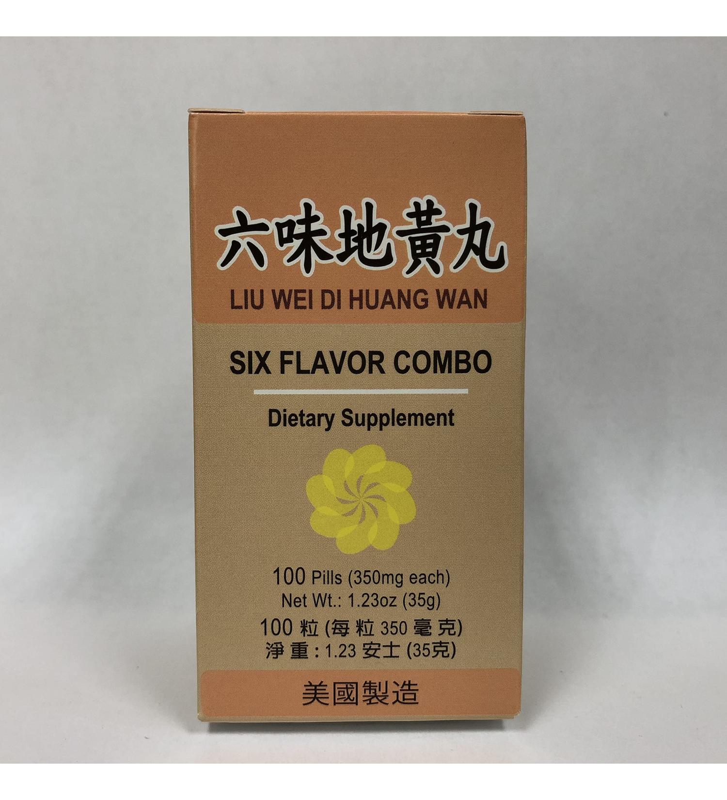 Liu Wei Di Huang Herbal Supplement Combo for Dizziness, Sweating & Tinnitus - Made in USA - Buy Online on GoSupps.com
