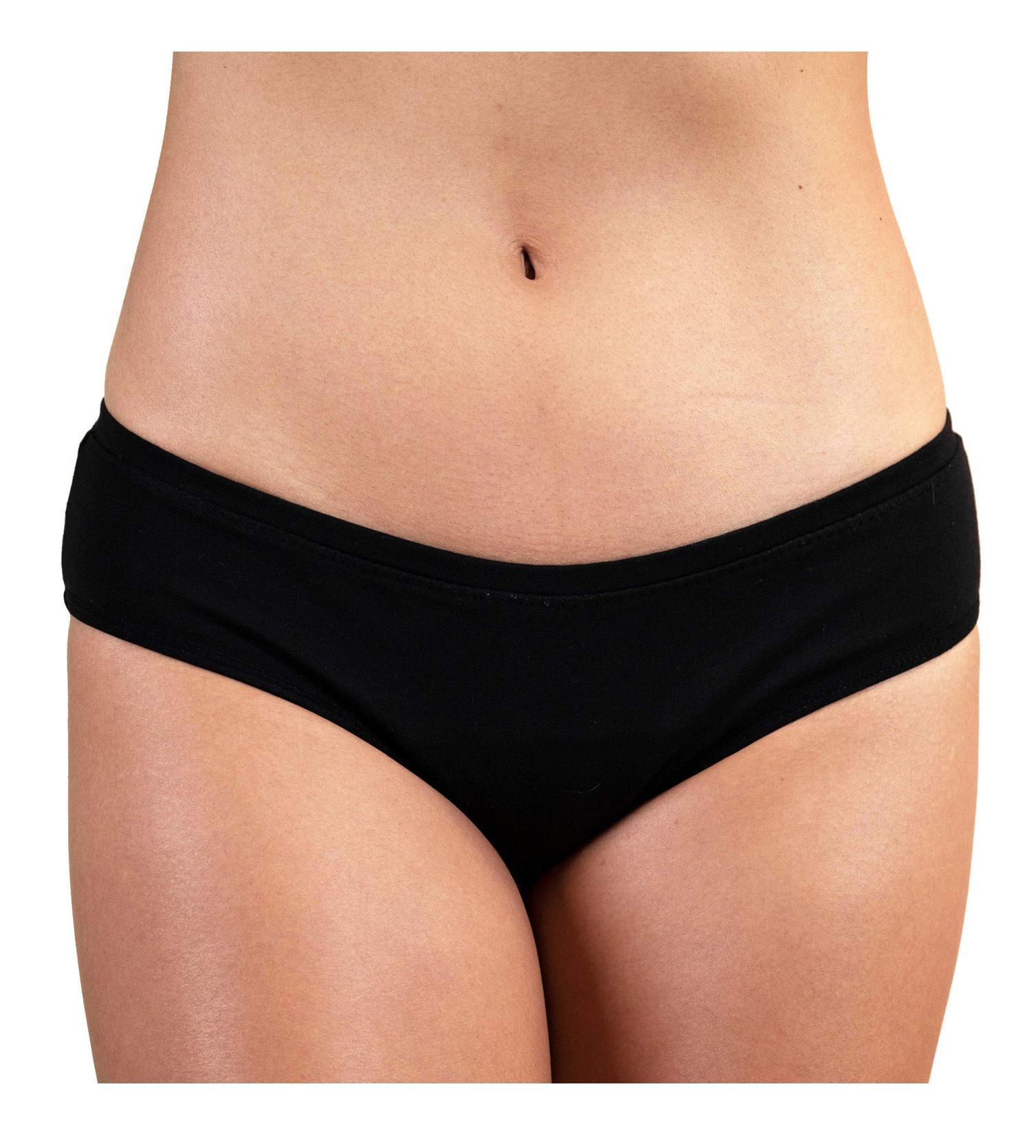 Rael Reusable Period Underwear Bikini - Large Black | Eco-Friendly & Comfortable - Buy Online on GoSupps.com