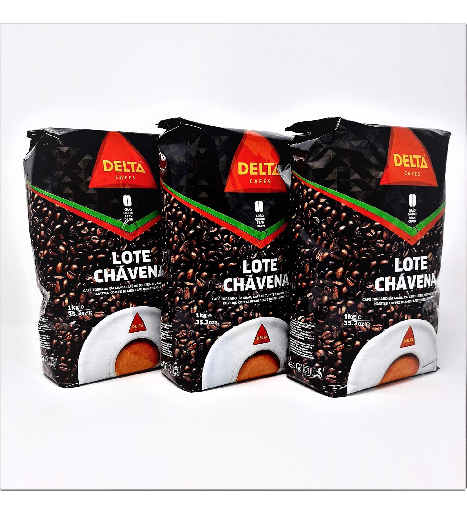 Delta Coffee Lote Chavena - 1 Kg - grain - Portugal (Natural 3 Kg) - Buy Online on GoSupps.com
