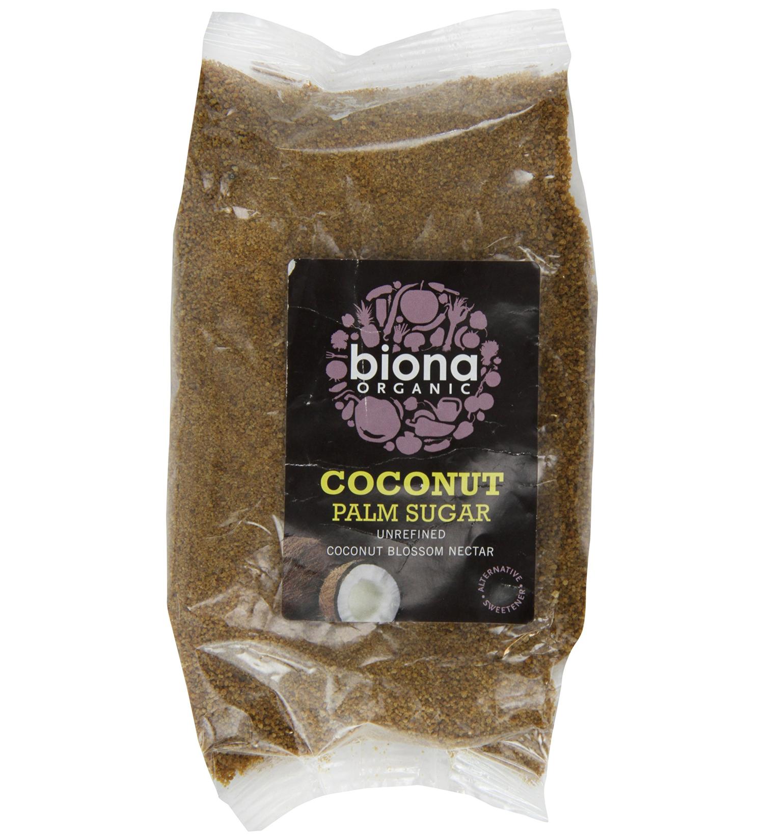 Biona Organic Coconut Palm Sugar 250g - Natural Sweetener for Baking and Cooking - Buy Online on GoSupps.com