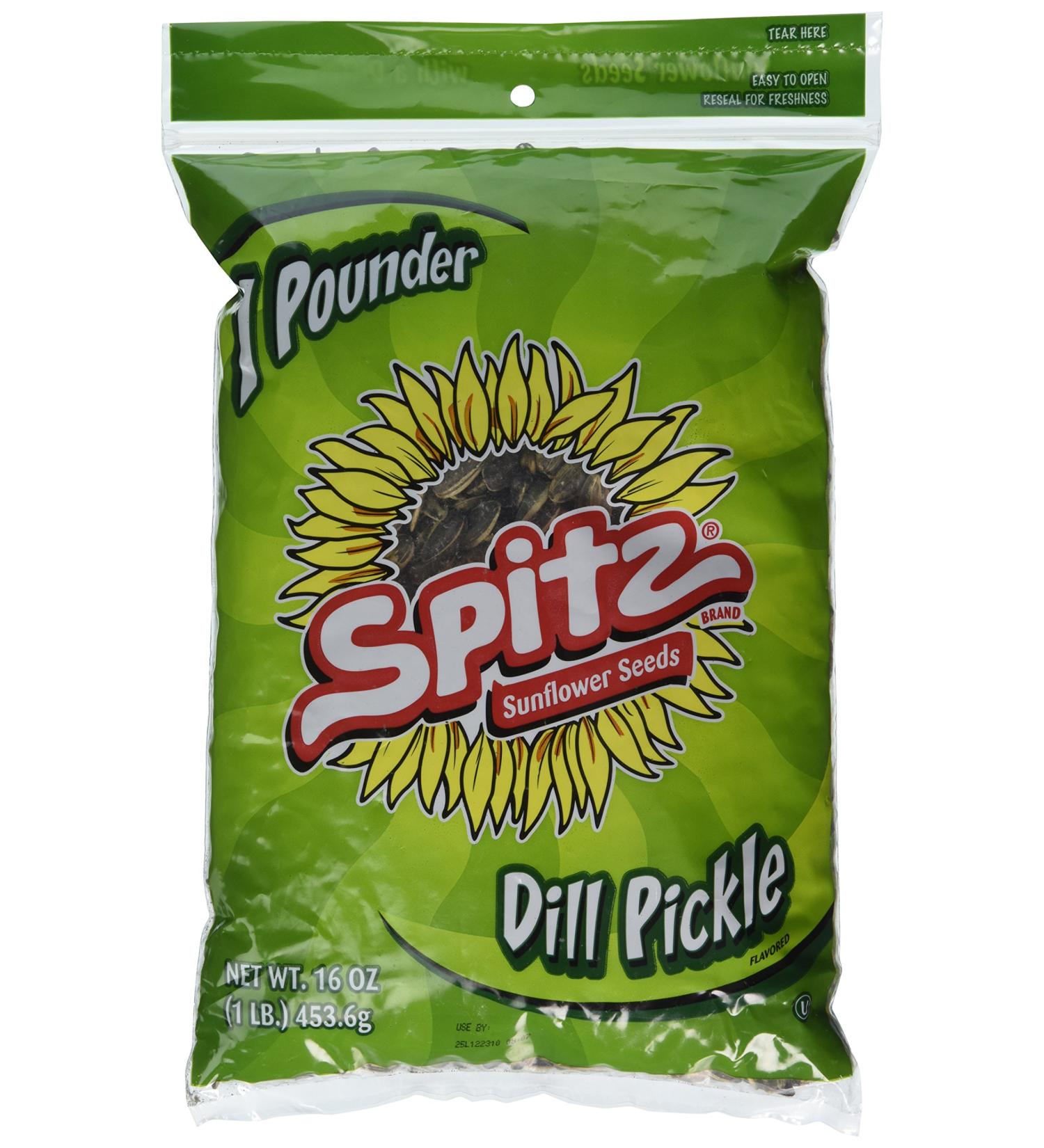 Spitz Sunflower Seeds Dill Pickle 1lb Bag - Single Pack - Buy Online on GoSupps.com