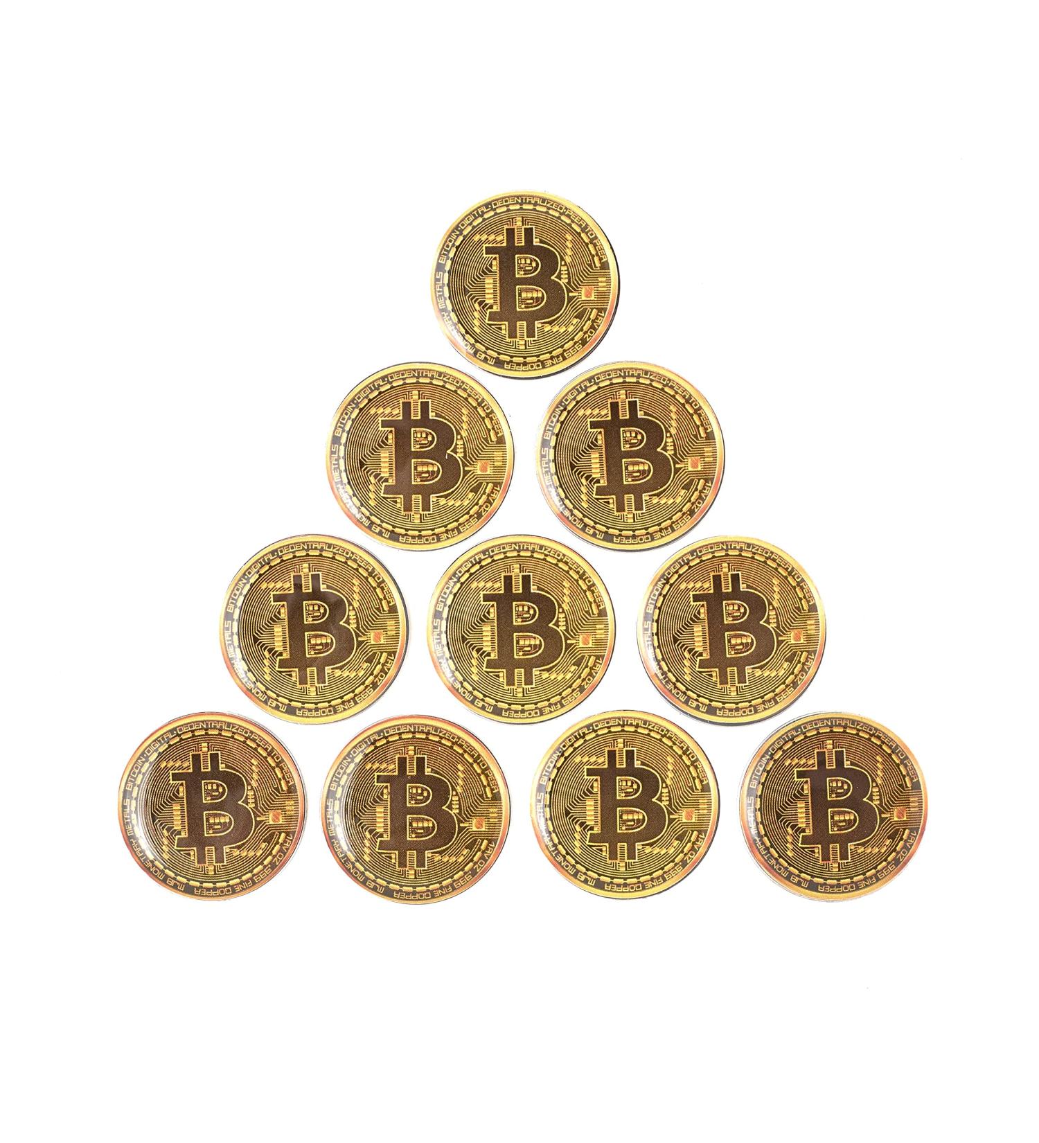 HODL 21 Bitcoin Golf Ball Markers - Value Pack of 10 for Men and Women Golfers | Hat Clip and Divot Tool Compatible | Bulk Lot Bitcoin Accessories - Buy Online on GoSupps.com
