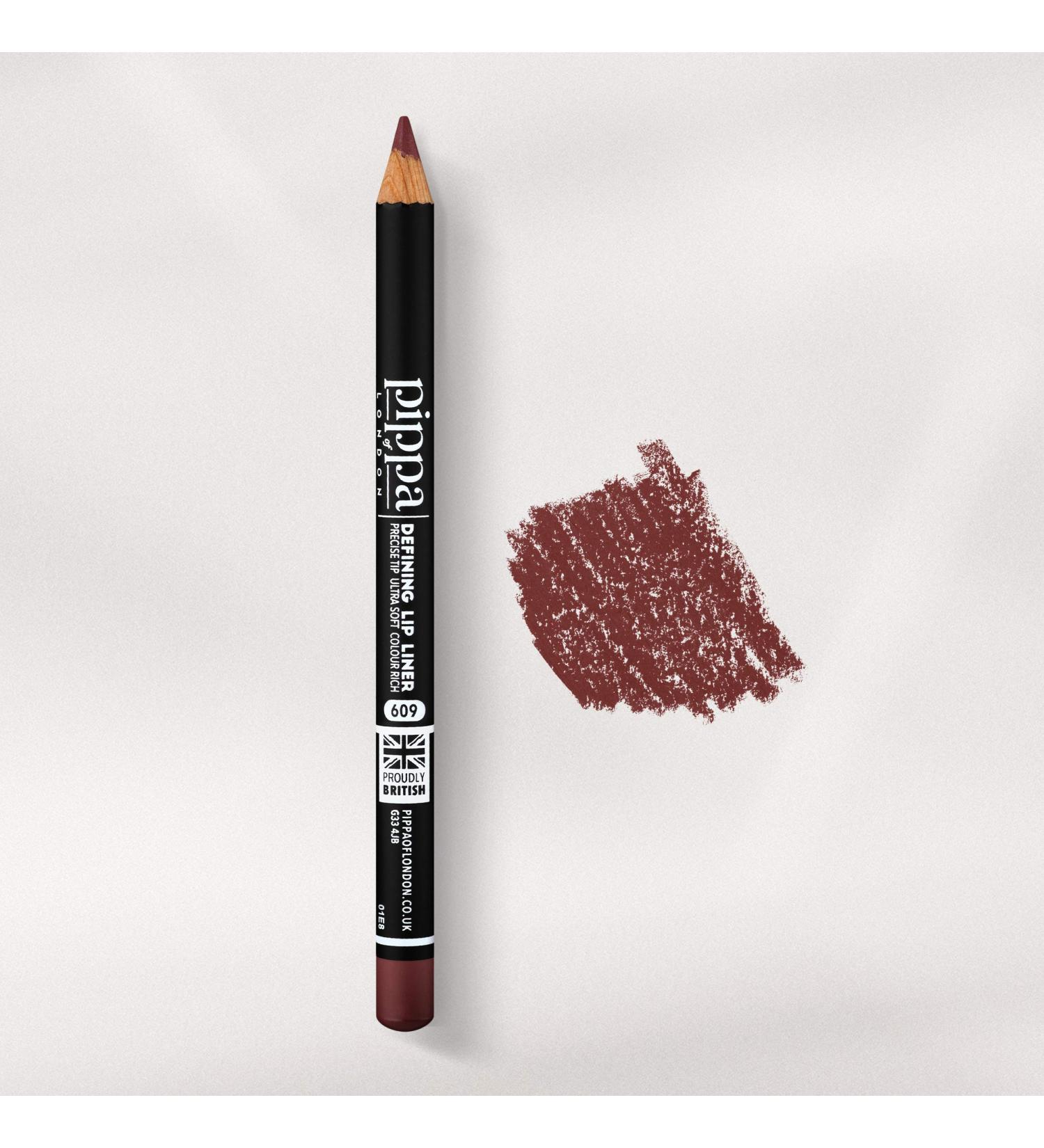 Pippa Of London Defining Lip Liner - Matte Lipliner Pencil Melia 609 | Shop Internationally for Perfect Lip Definition - Buy Online on GoSupps.com