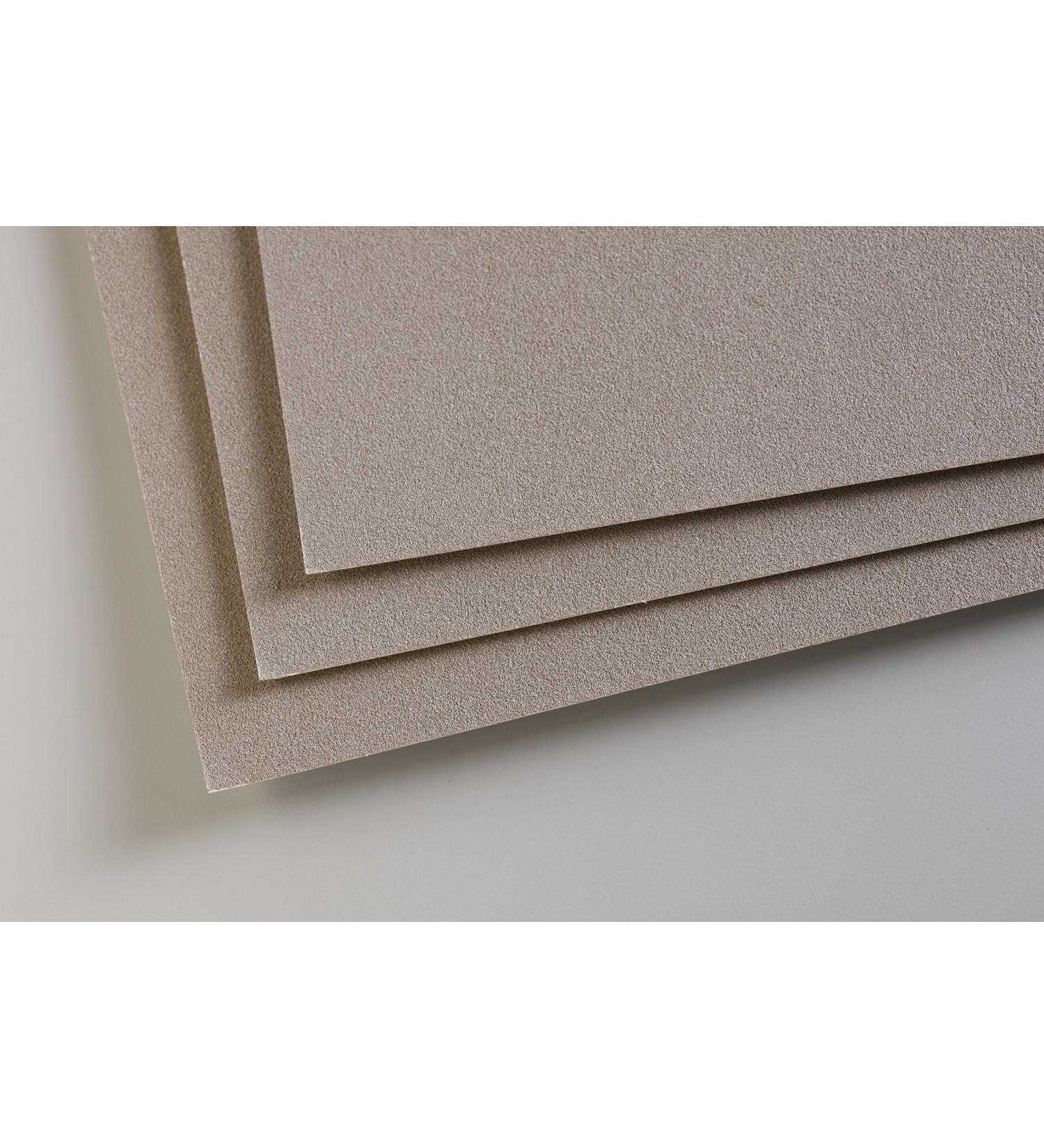 Clairefontaine PastelMat Paper Pack 5 Sheets - 24x32 cm Dark Grey - Buy Online on GoSupps.com