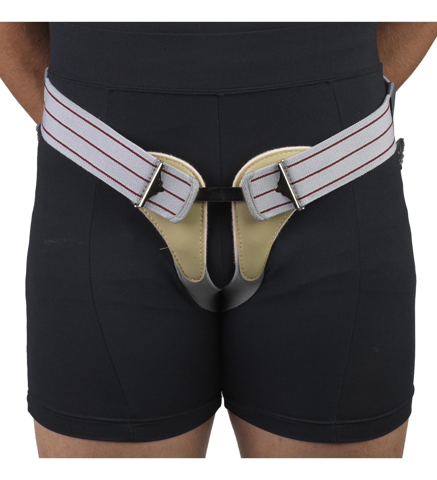 Buy OTC Hernia Truss for Inguinal & Scrotal Treatment - Single/Double Herniation Medium Gray - International Shipping Available - Buy Online on GoSupps.com