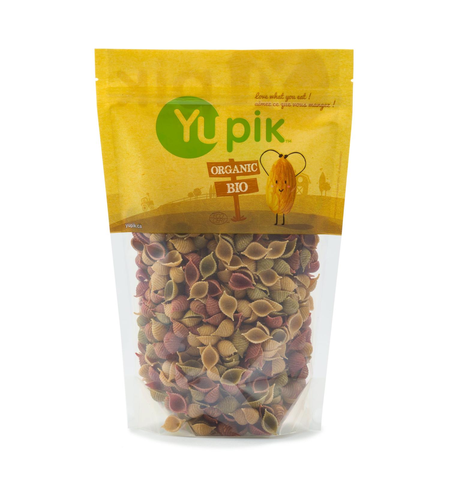 Yupik Organic Vegetables Shell Pasta Non-GMO Vegan 0.4Kg 400 g (Pack of 1) - Buy Online on GoSupps.com